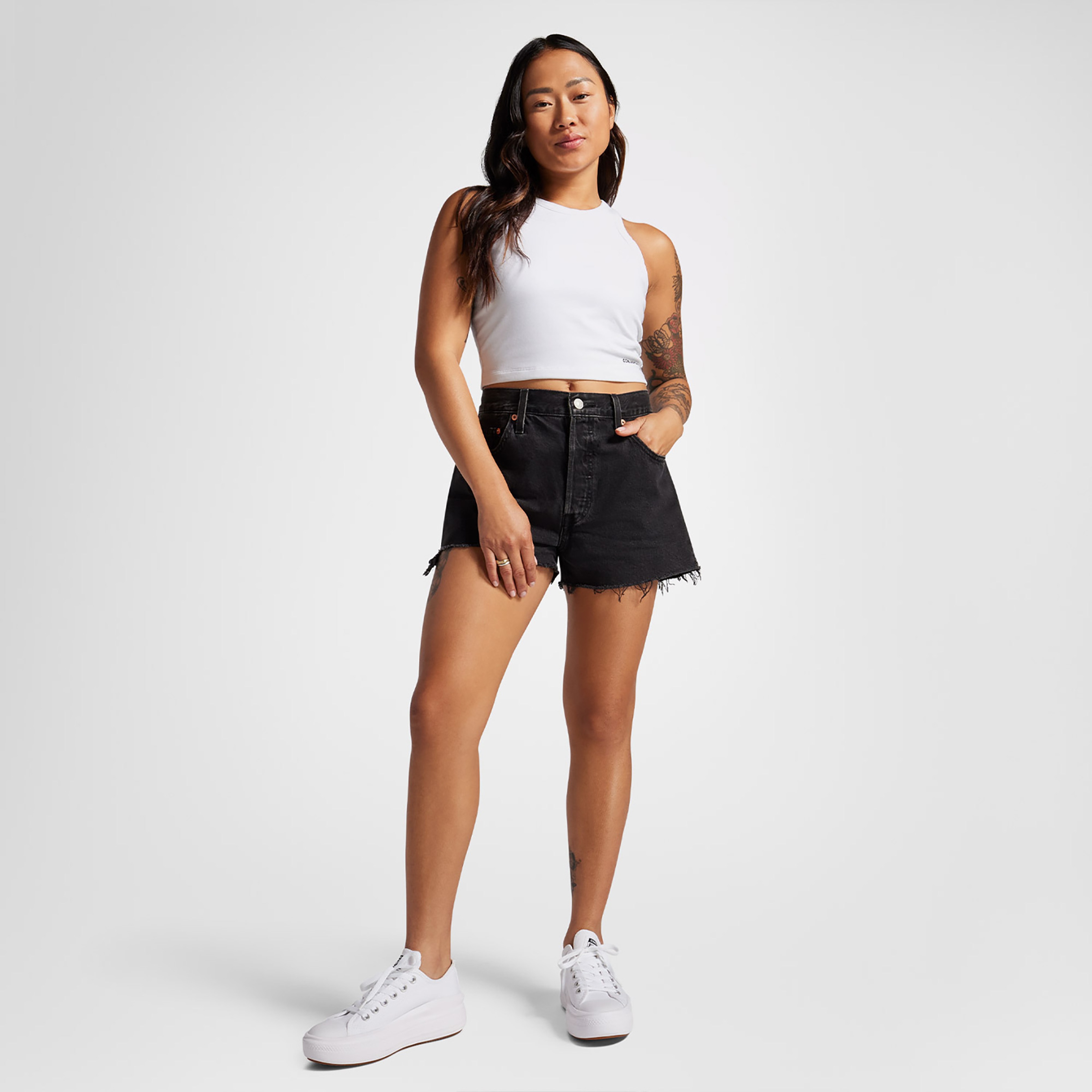 Converse Slim Fit Kadın Beyaz Top