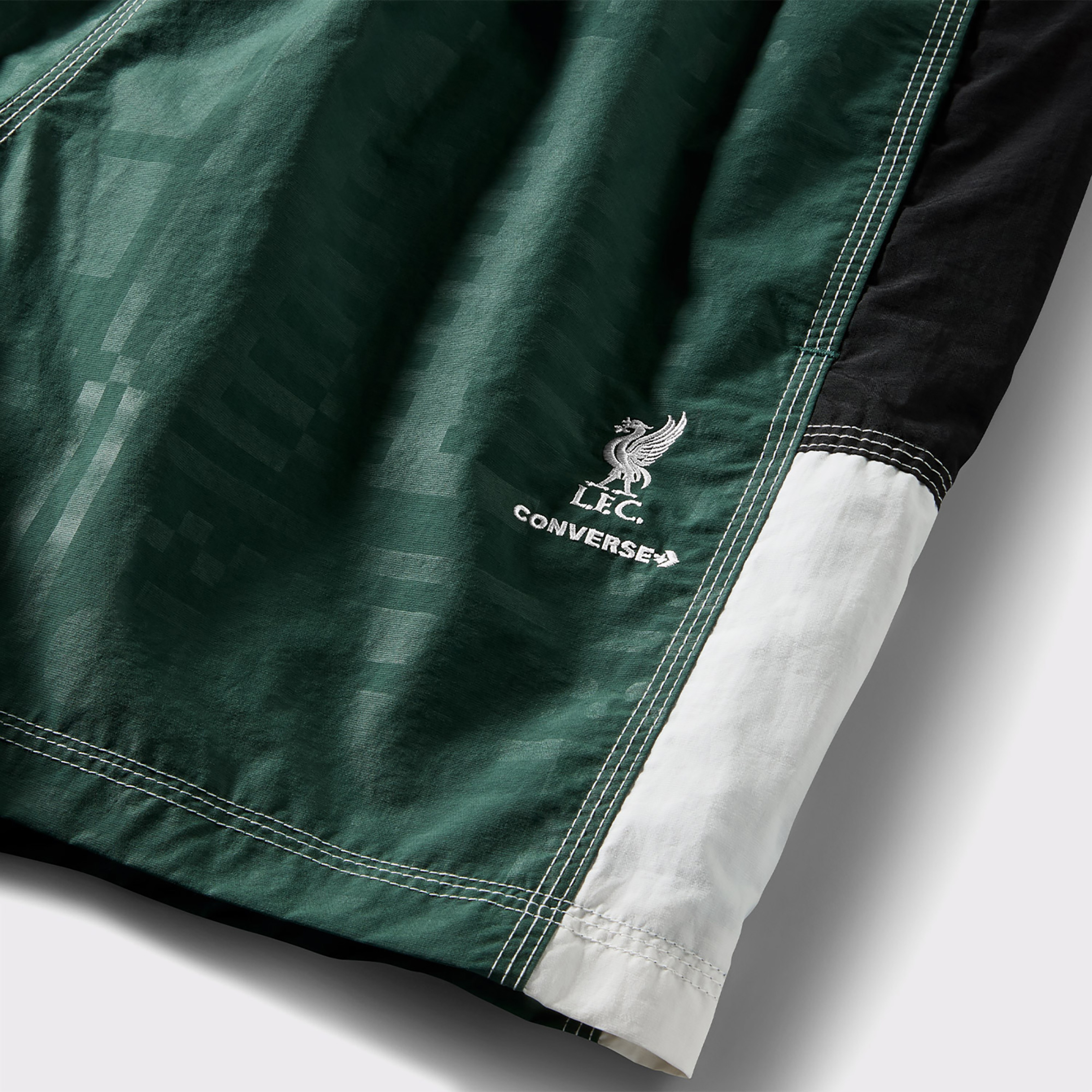 Converse x LFC Desenli Unisex Haki Şort