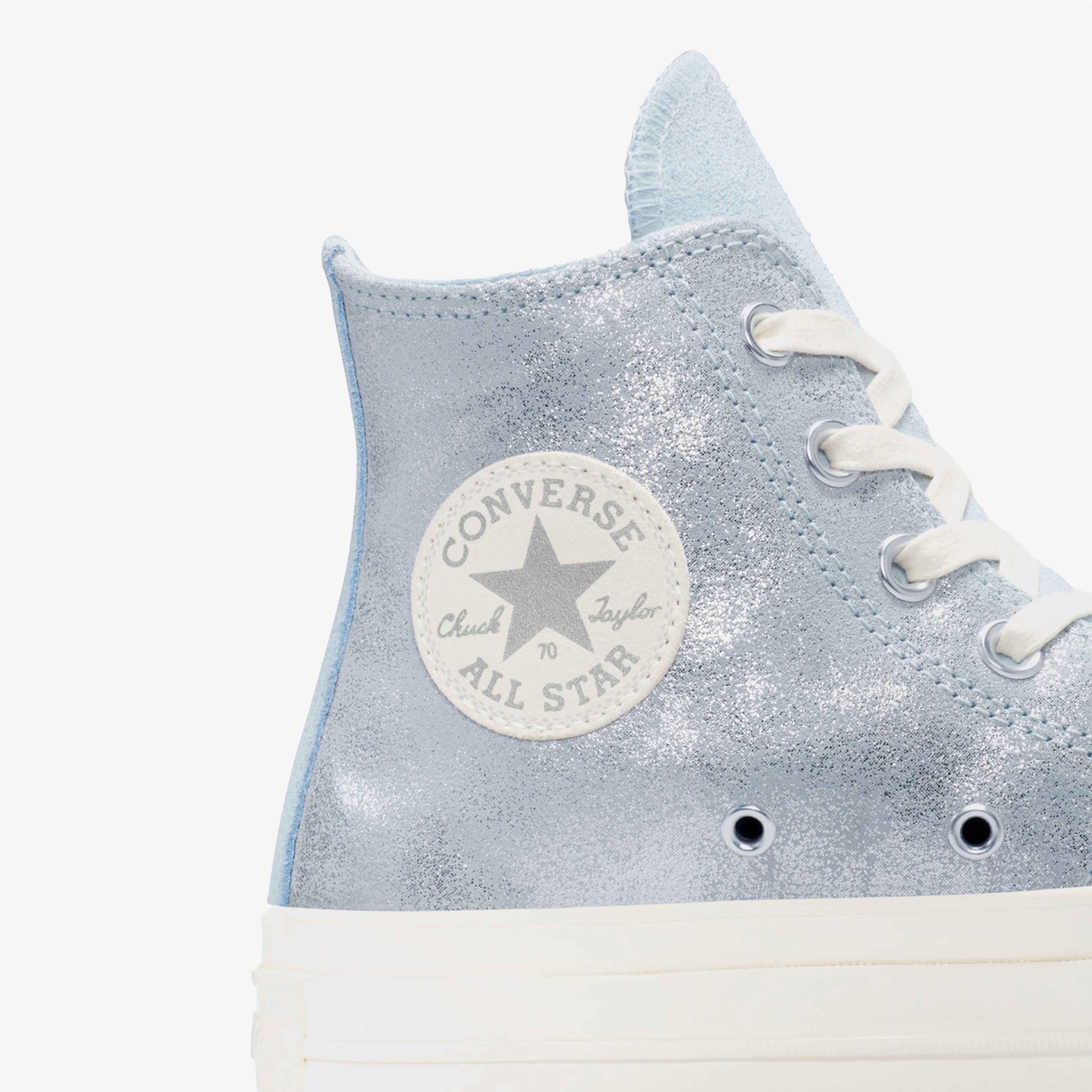 Converse Chuck 70 Suede Shimmer Unisex Mavi Süet Sneaker