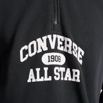 Converse Classic Sport Yarım Fermuarlı Erkek Siyah Sweatshirt