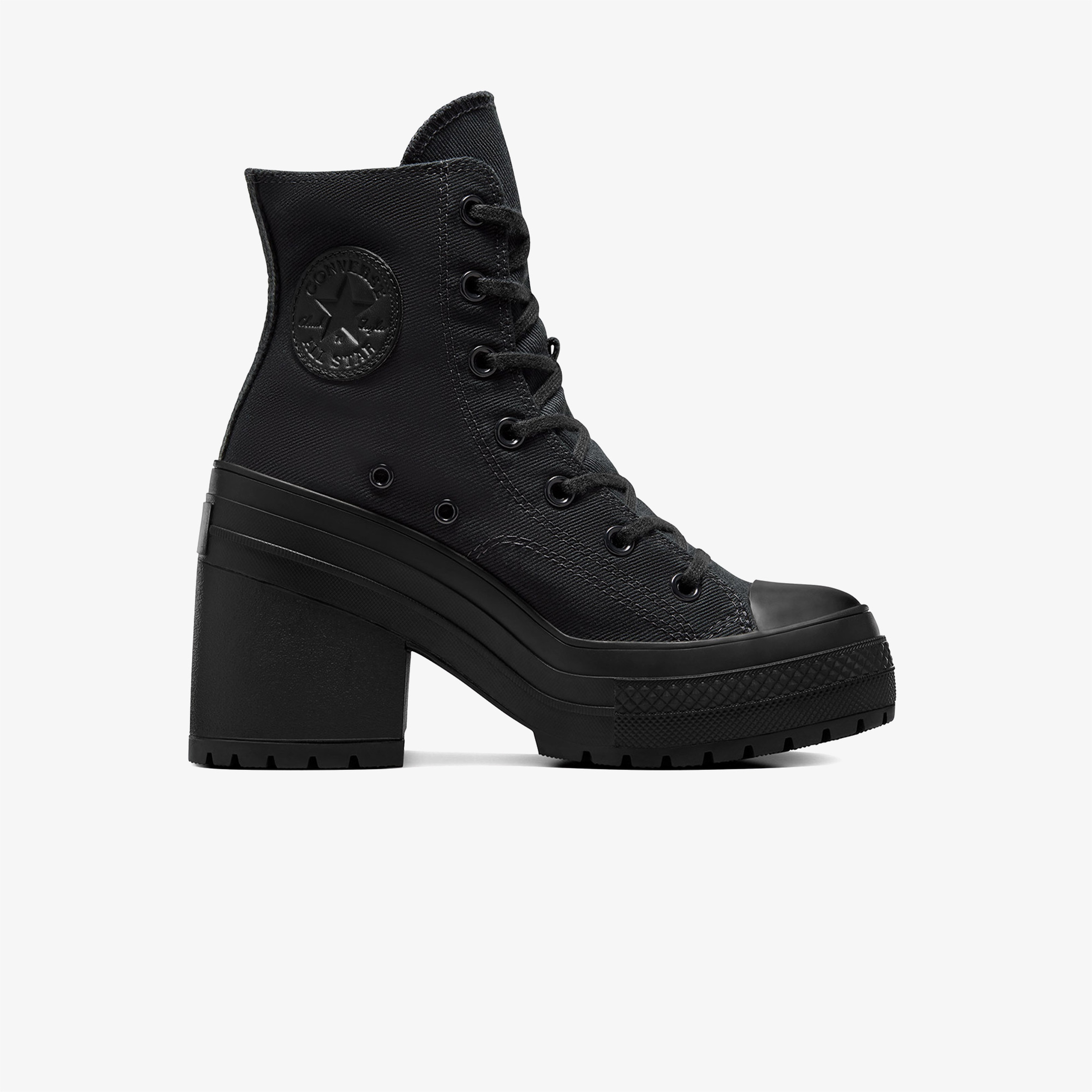 Converse Chuck 70 De Luxe Heel Unisex Siyah Platform Sneaker