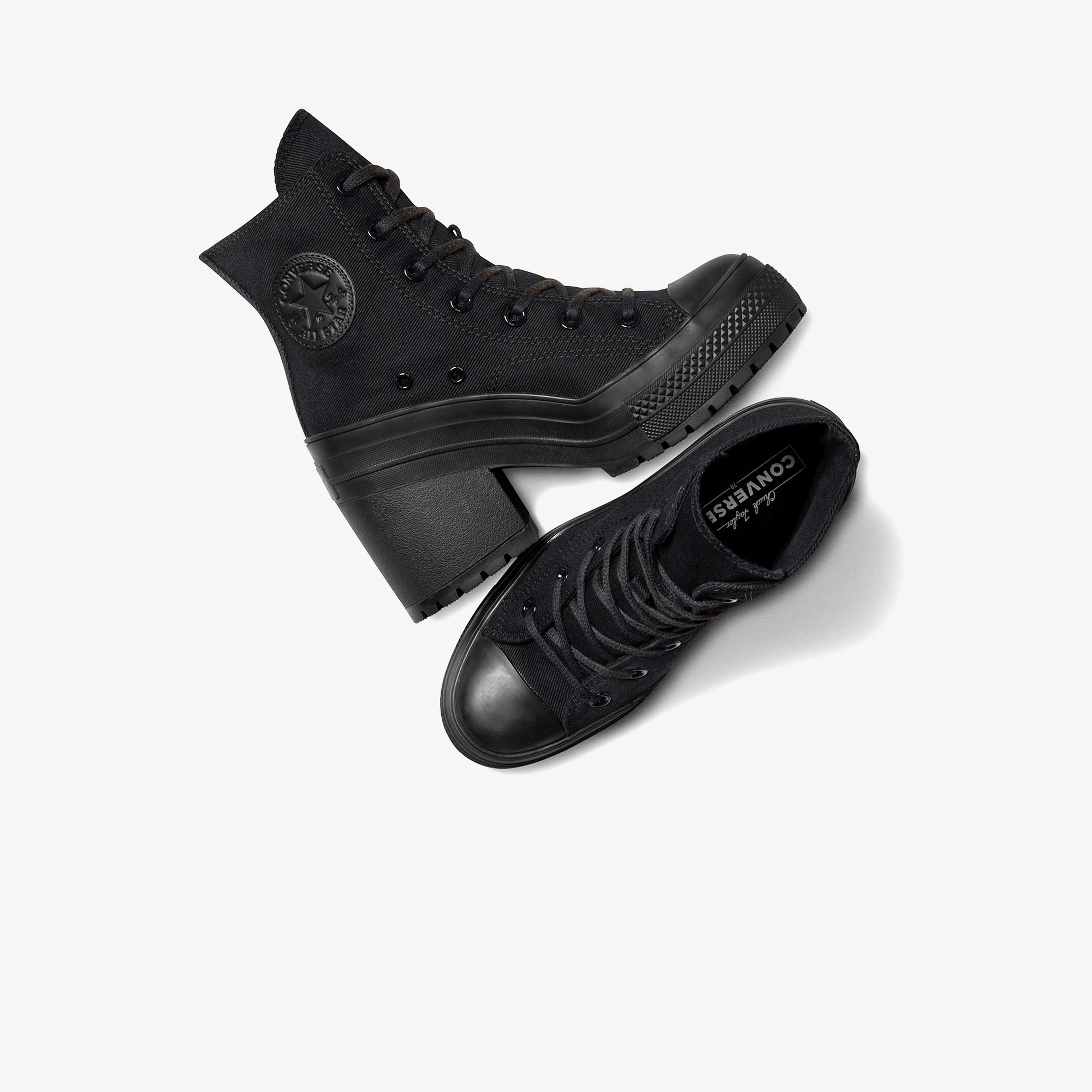 Converse Chuck 70 De Luxe Heel Unisex Siyah Platform Sneaker