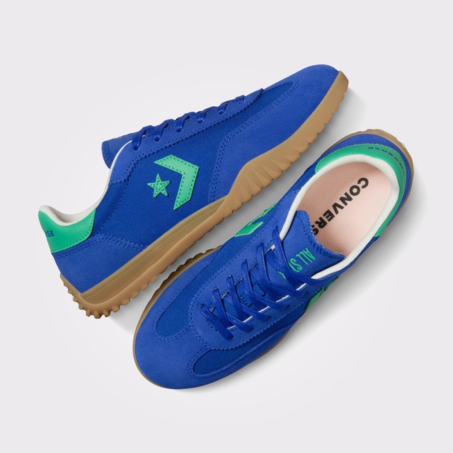 Converse Run Star Trainer Unisex Mavi Süet Sneaker - Görsel 6