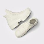 Converse Chuck Taylor All Star Lugged Heel Unisex Bej Deri Platform Sneaker