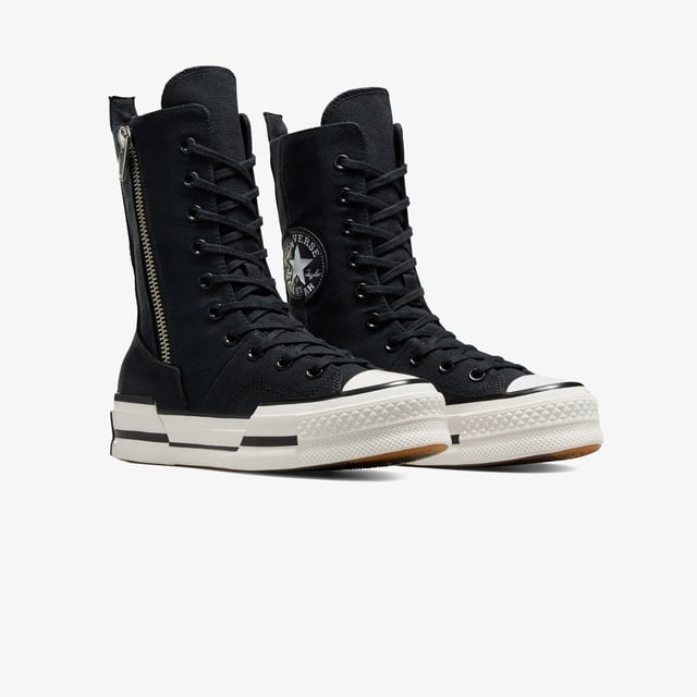 Converse Siyah Converse Chuck 70 Plus Unisex Platform Sneaker