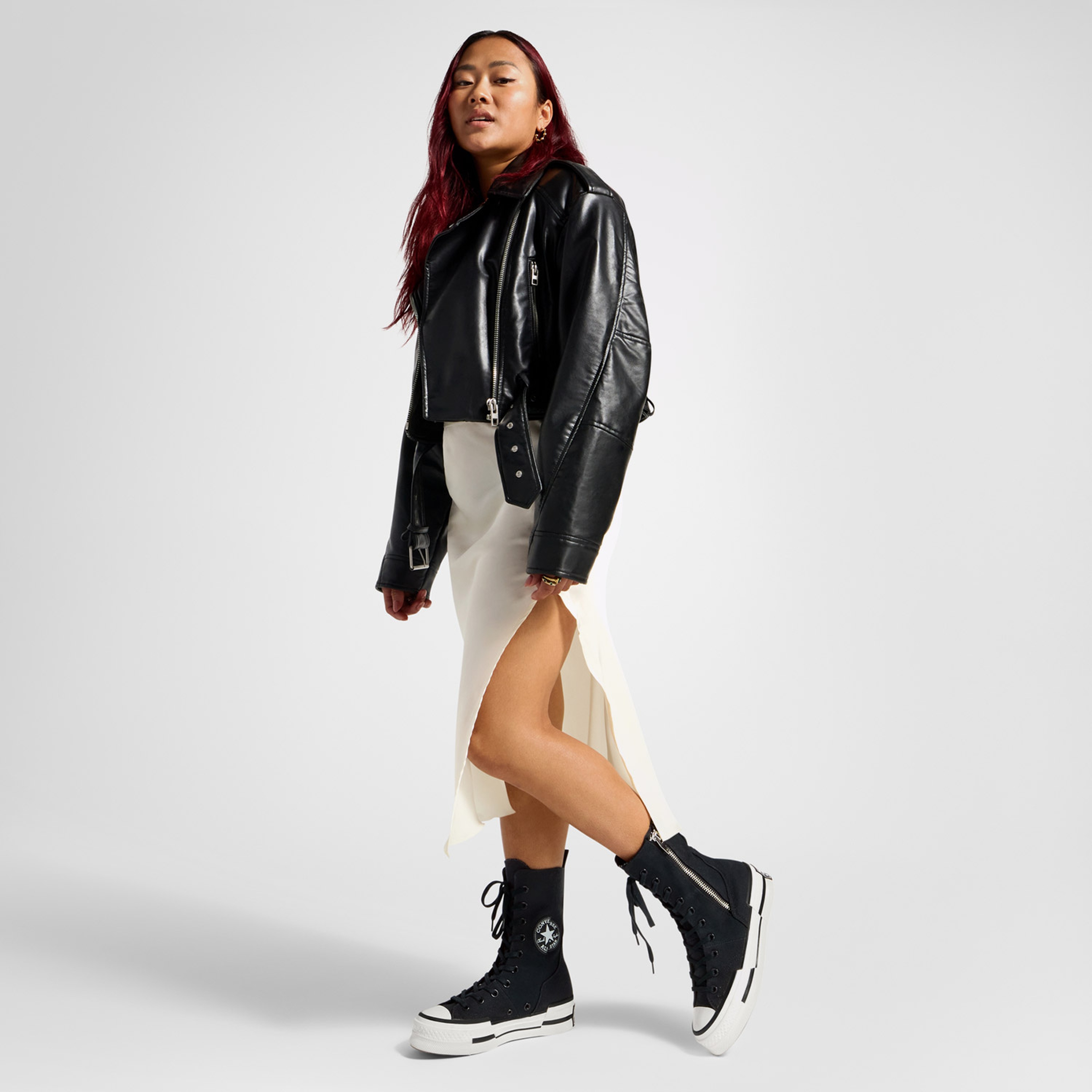 Converse Chuck 70 Plus Unisex Siyah Platform Sneaker