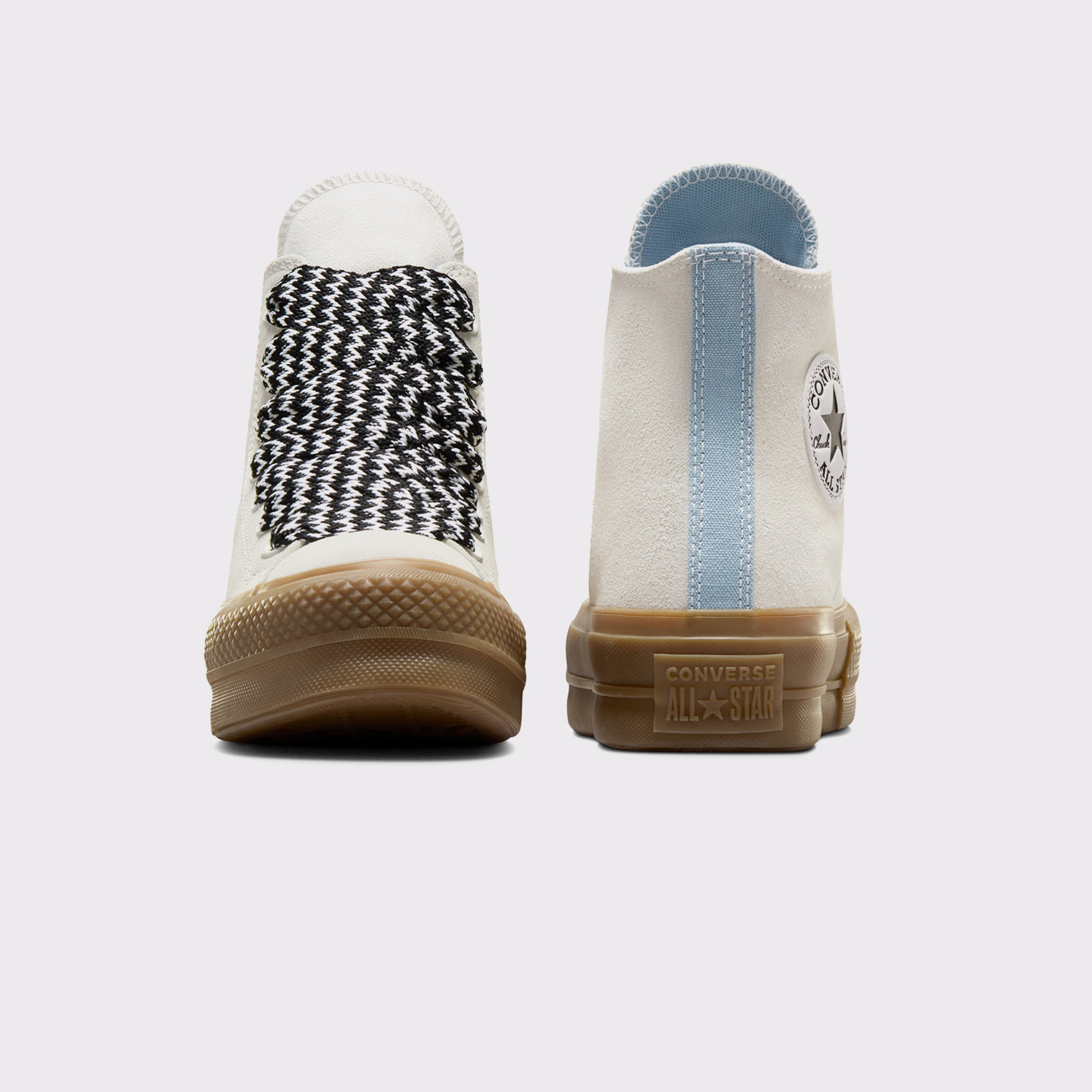 Converse Chuck Taylor All Star Lift Kadın Krem Süet Platform Sneaker