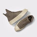 Converse Chuck 70 De Luxe Squared Unisex Haki Deri Platform Sneaker
