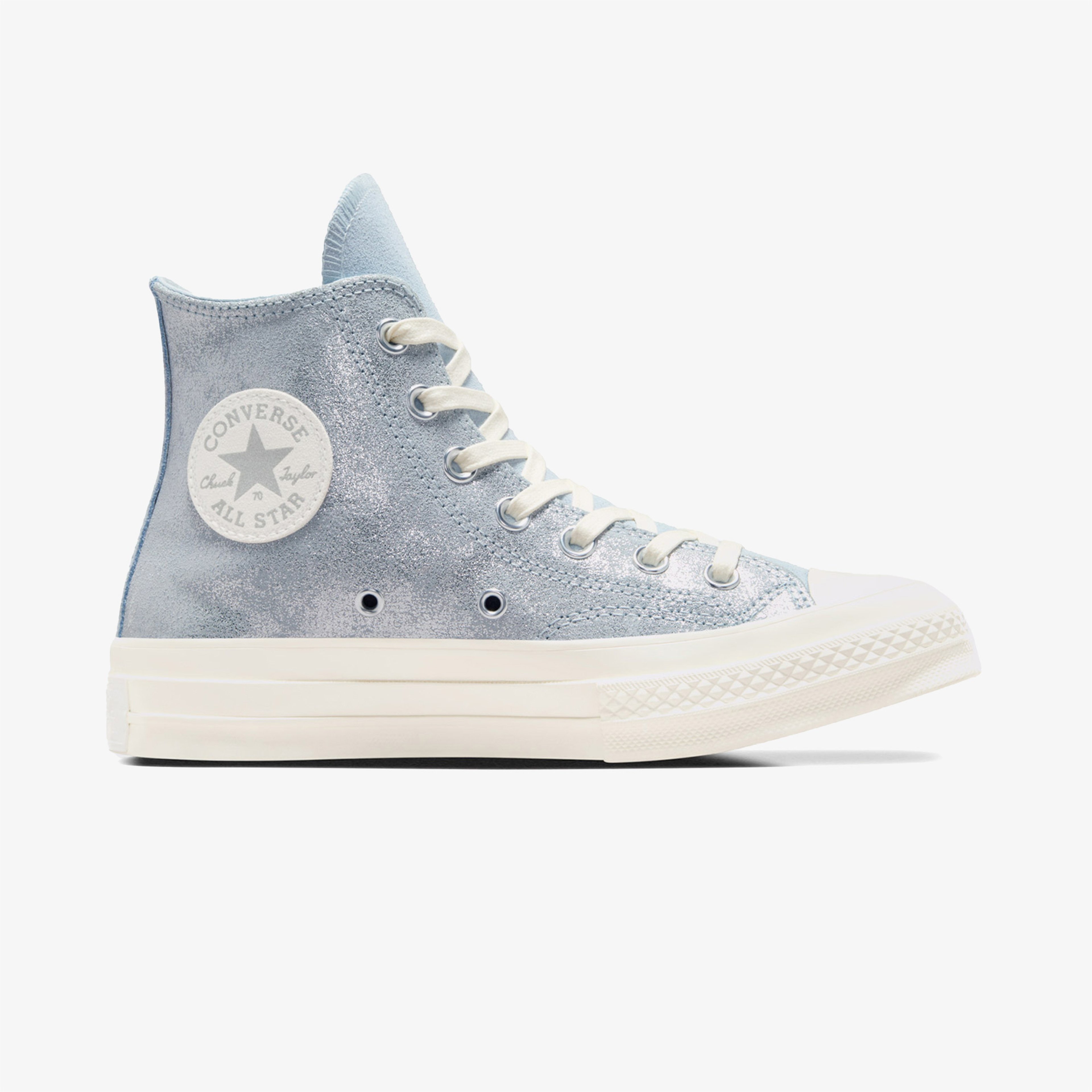 Converse Chuck 70 Suede Shimmer Unisex Mavi Süet Sneaker