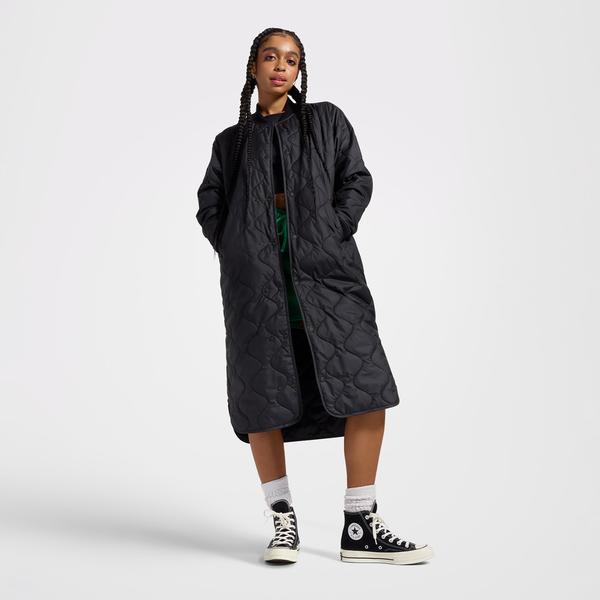 Converse ?Extra Long Malden Kadın Siyah Ceket