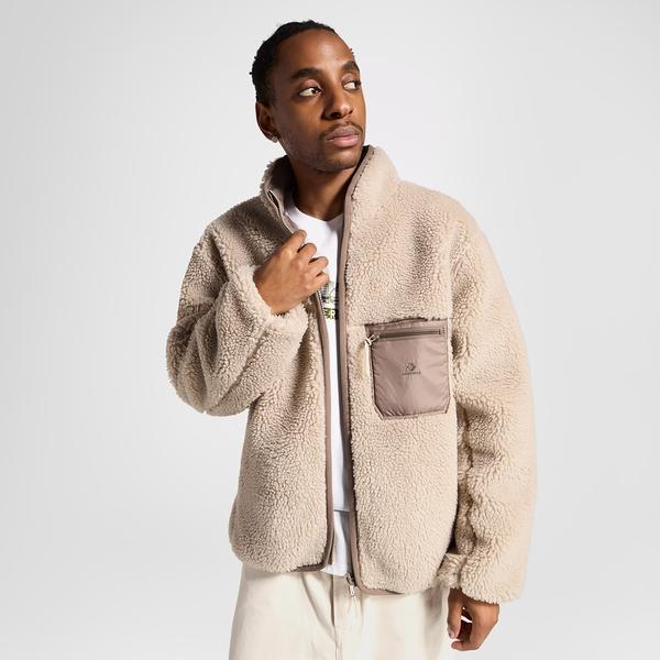 Converse Classic Erkek Dik Yaka Çift Taraflı Bej Ceket