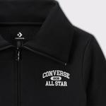 Converse Kadın Fermuarlı Siyah Ceket
