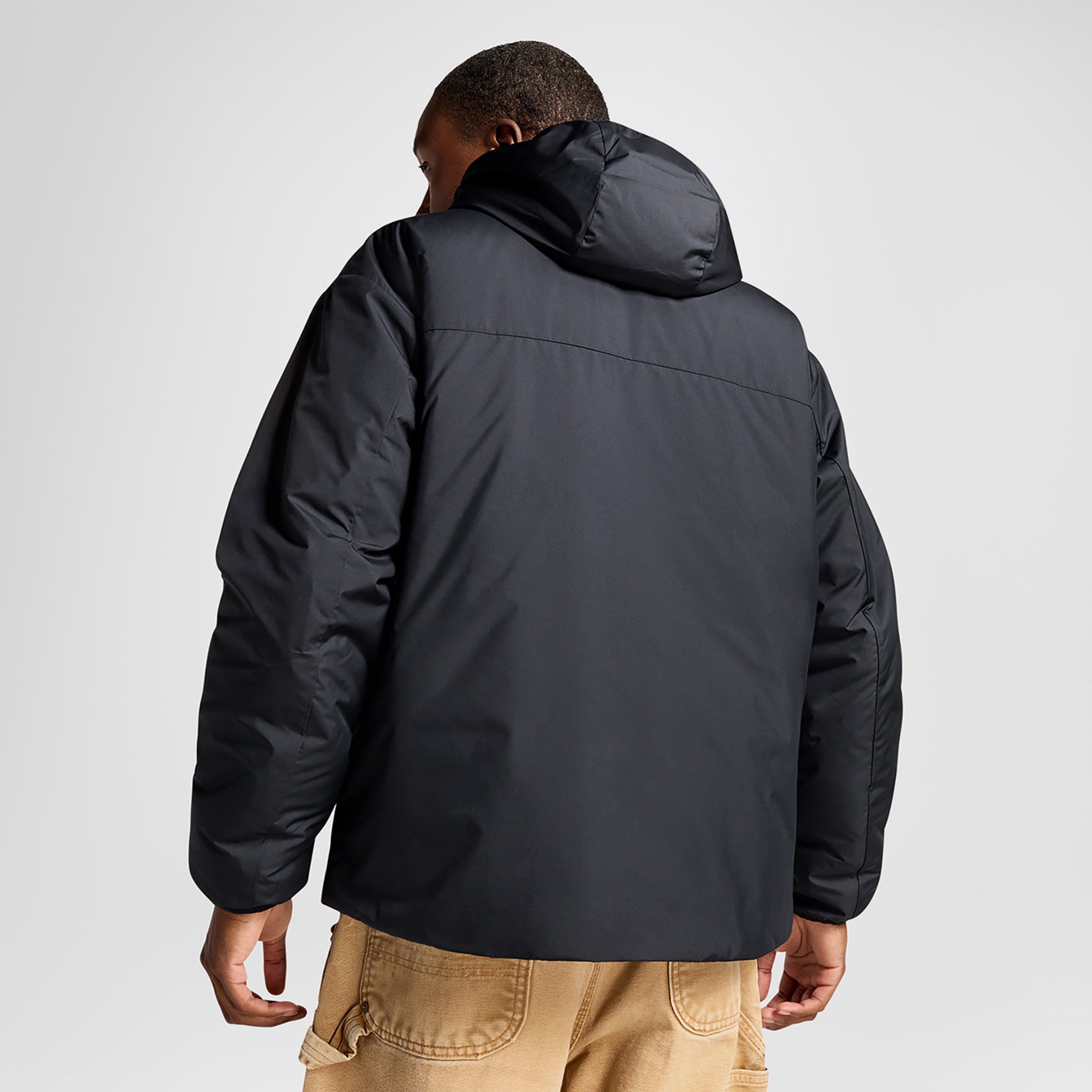 Converse Classic Erkek Kapüşonlu Siyah Ceket