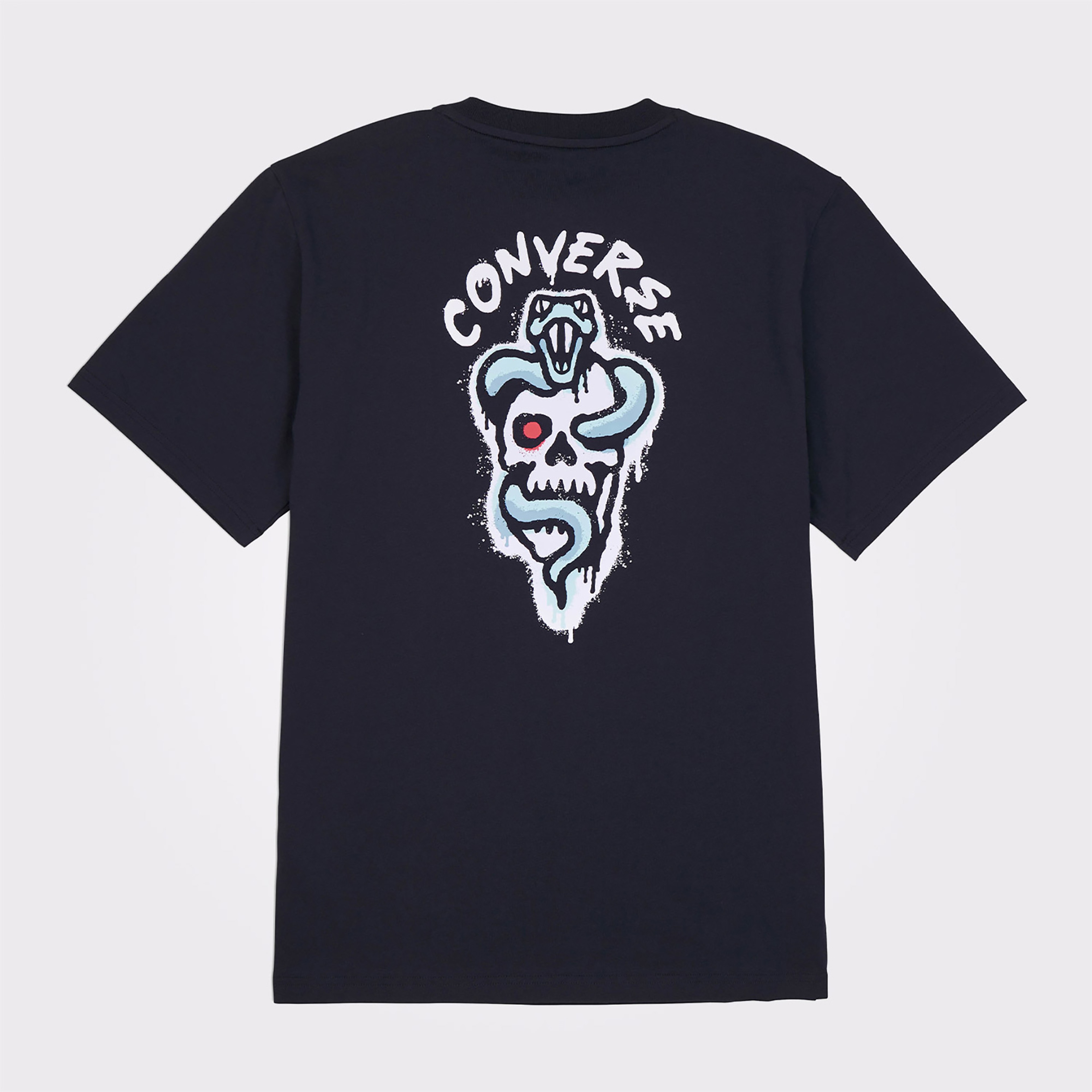 Converse Erkek Baskılı Siyah T-Shirt