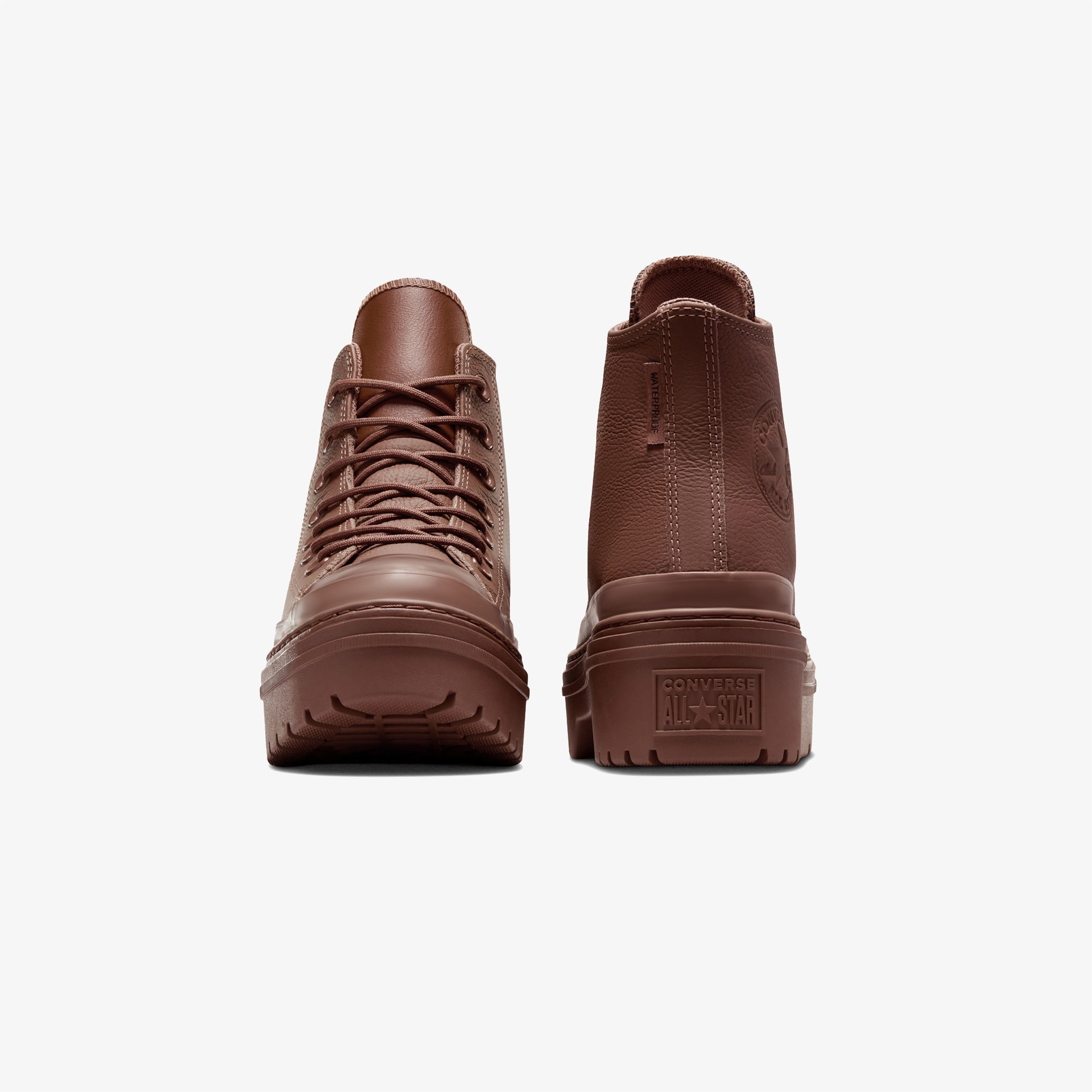 Converse Chuck Taylor All Star Lugged Heel Kadın Kahverengi Deri Platform Sneaker
