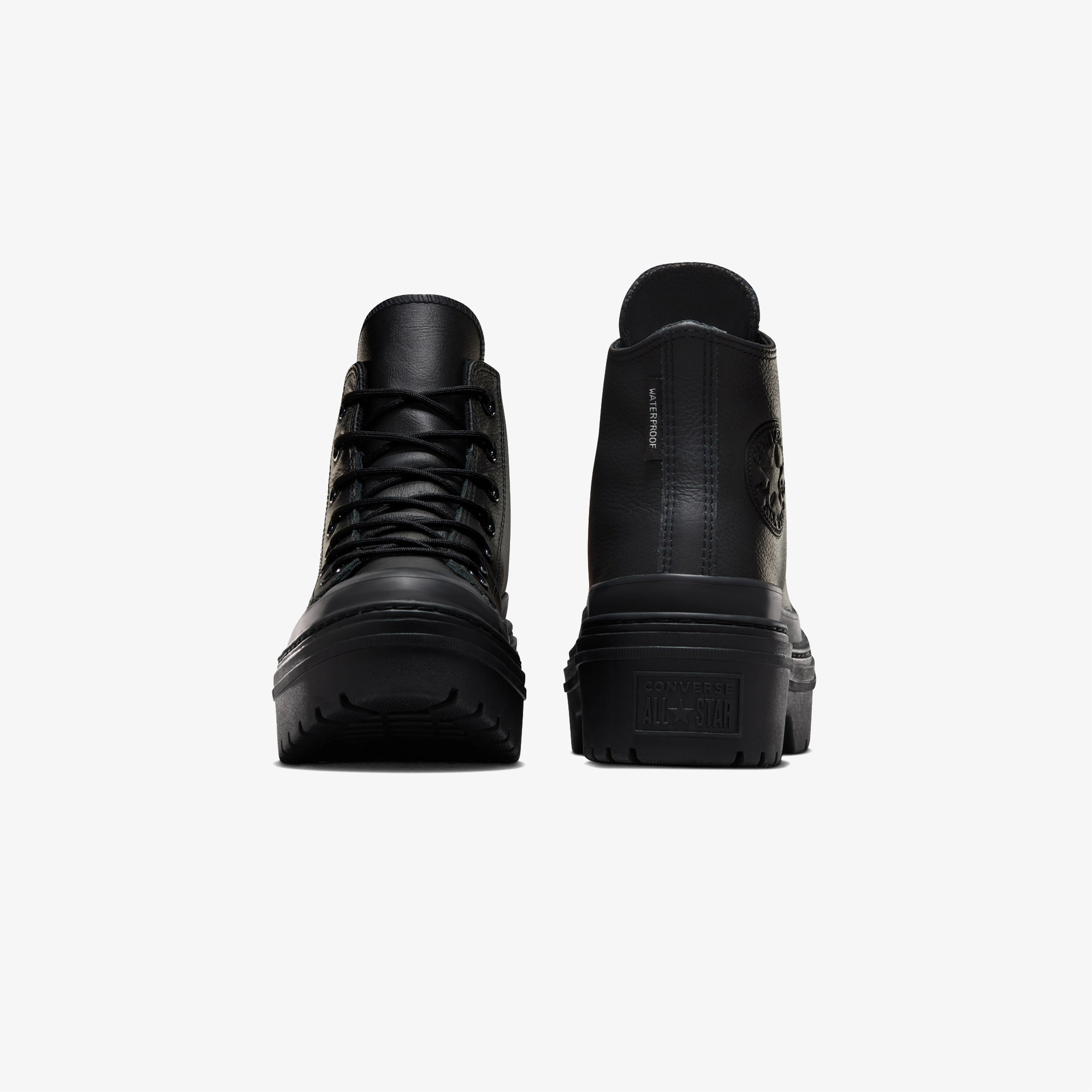 Converse Chuck Taylor All Star Lugged Heel Unisex Siyah Deri Platform Sneaker