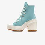 Converse Chuck 70 De Luxe Heel Kadın Mavi Platform Sneaker