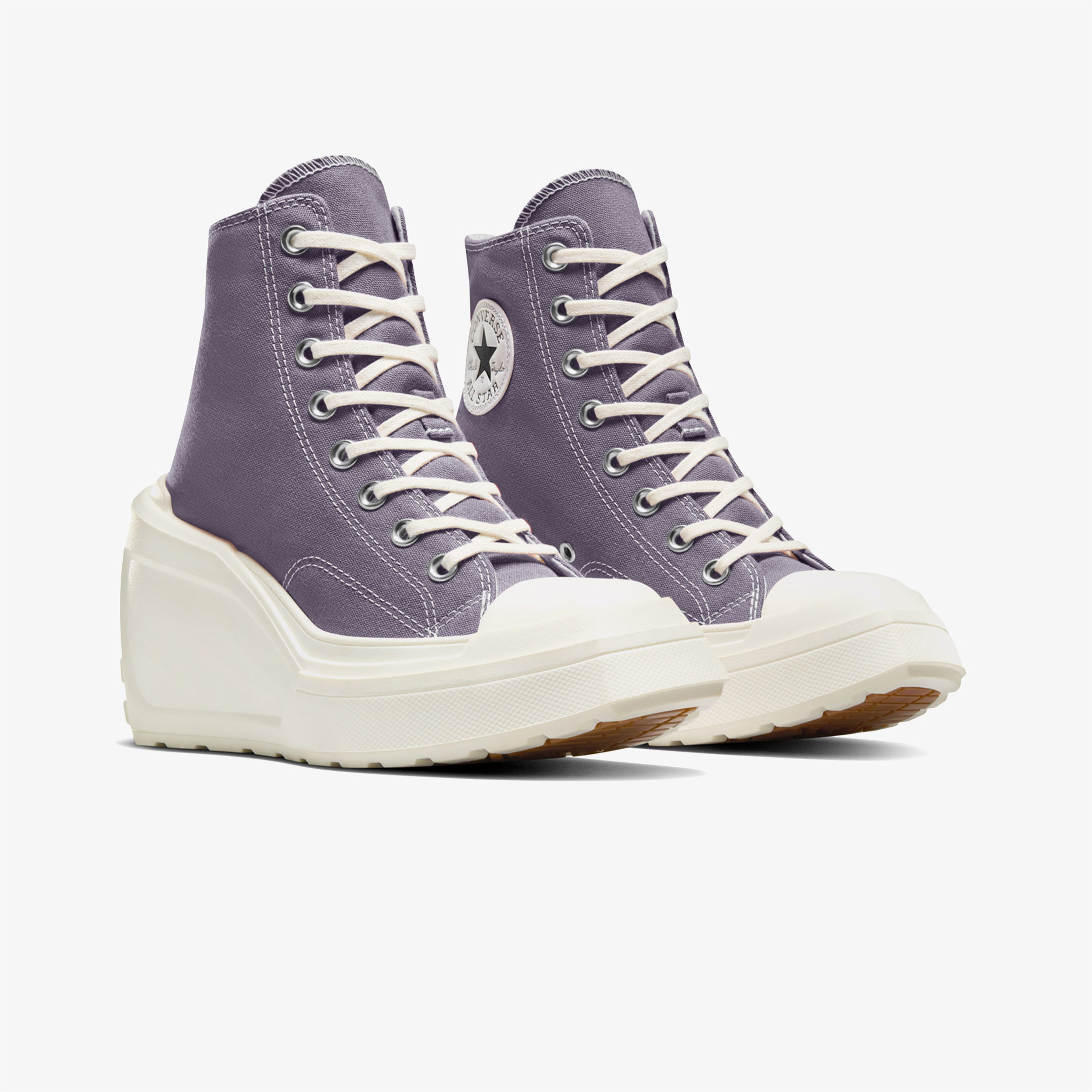 Converse Chuck 70 De Luxe Wedge Unisex Mor Platform Sneaker