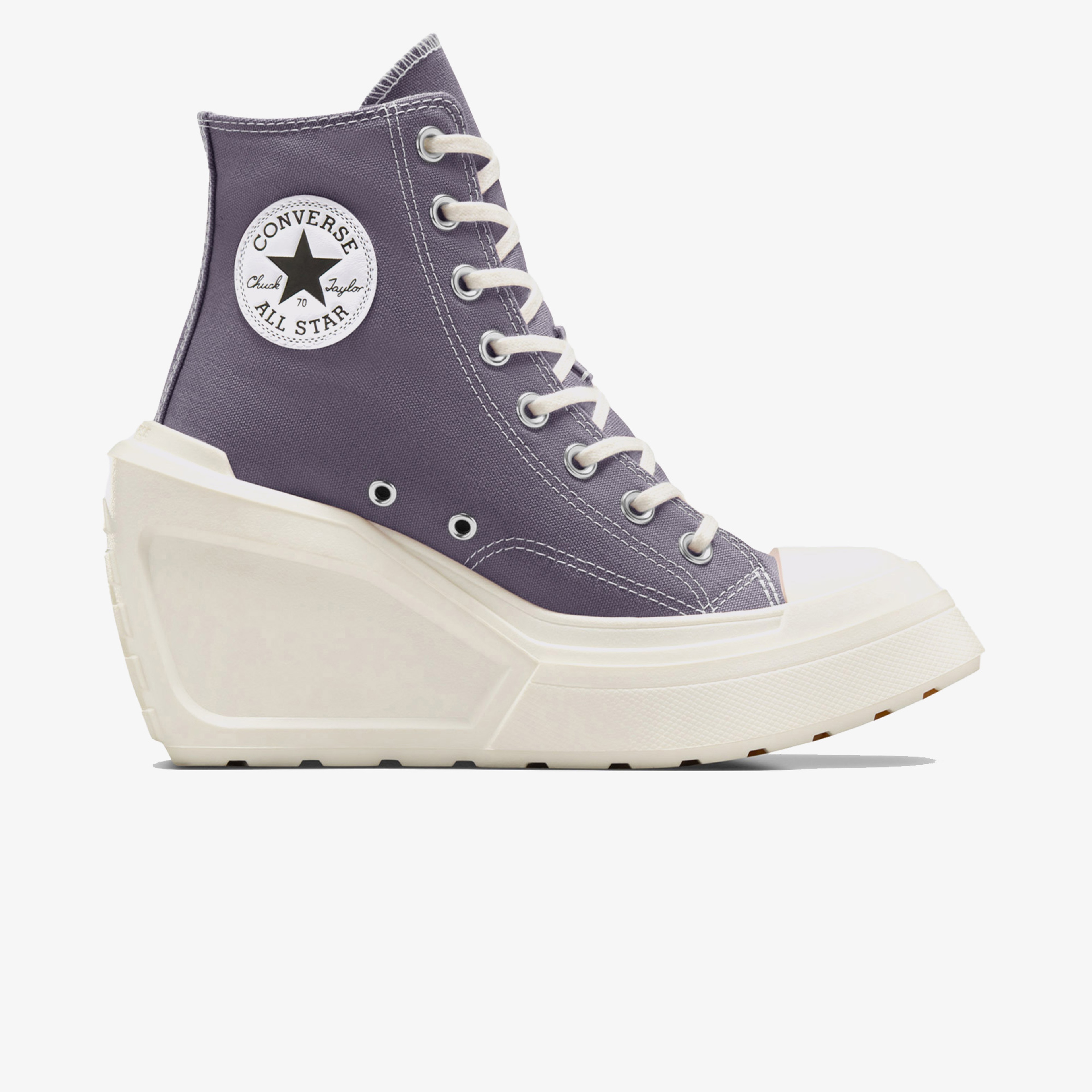 Converse Chuck 70 De Luxe Wedge Unisex Mor Platform Sneaker