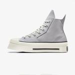 Converse Chuck 70 De Luxe Squared Unisex Gri Platform Sneaker
