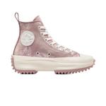 Converse Run Star Hike Unisex Pembe Süet Shimmer Platform Sneaker