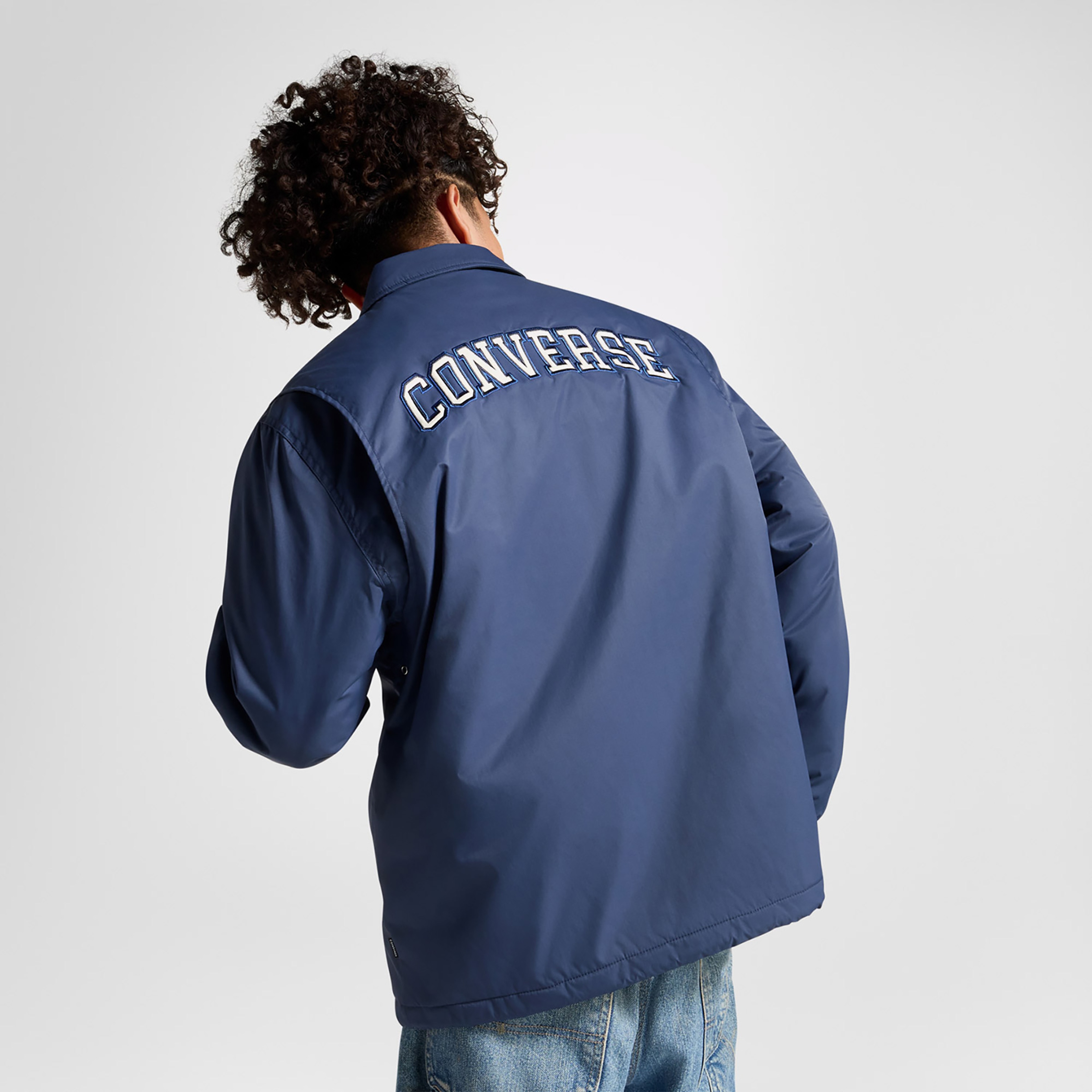 Converse Classic Erkek Dik Yaka Lacivert Ceket