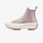 Converse Run Star Hike Unisex Pembe Süet Shimmer Platform Sneaker