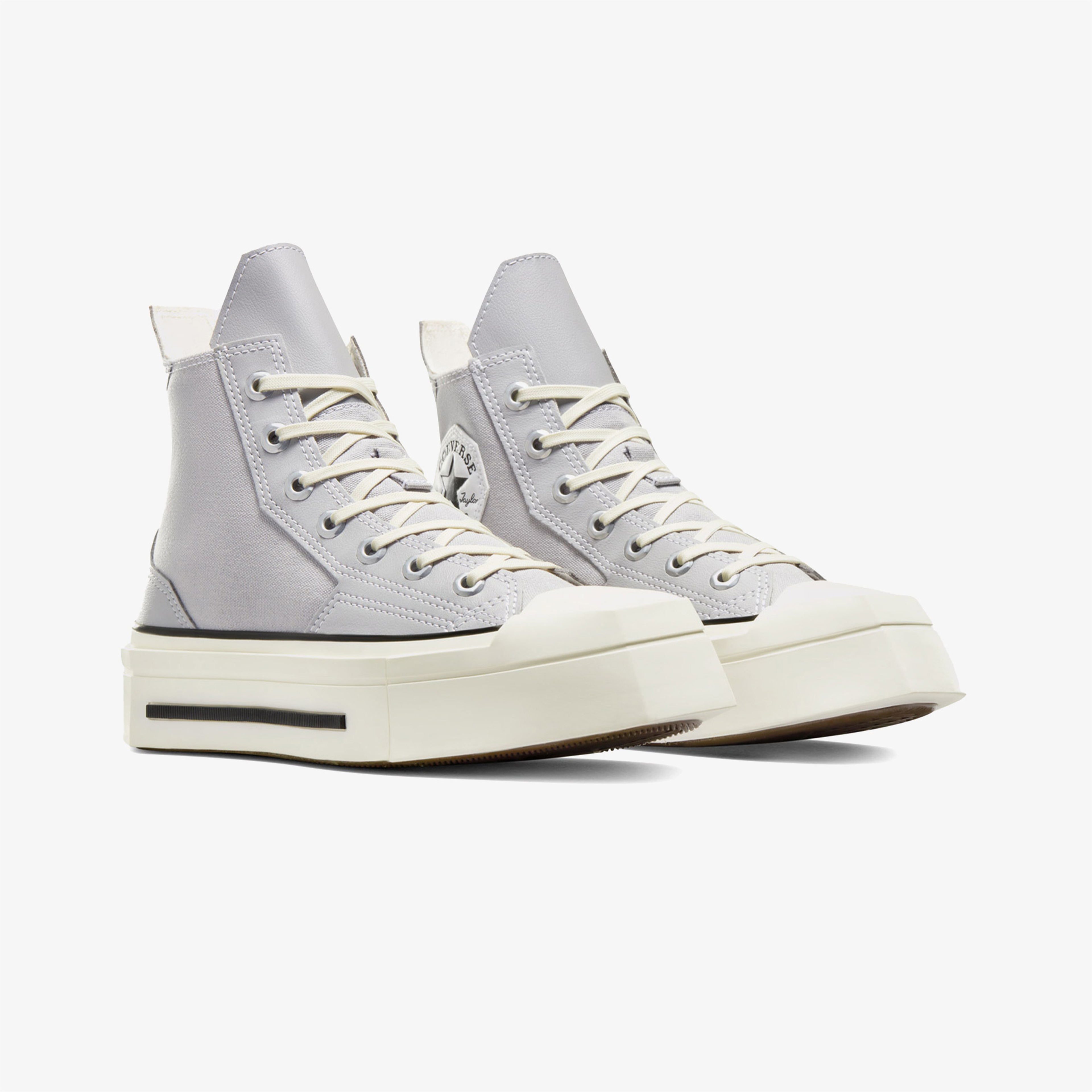 Converse Chuck 70 De Luxe Squared Unisex Gri Platform Sneaker