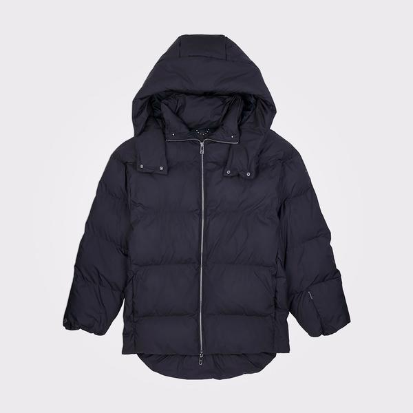 Converse Classic Kadın Kapüşonlu Siyah Şişme Mont