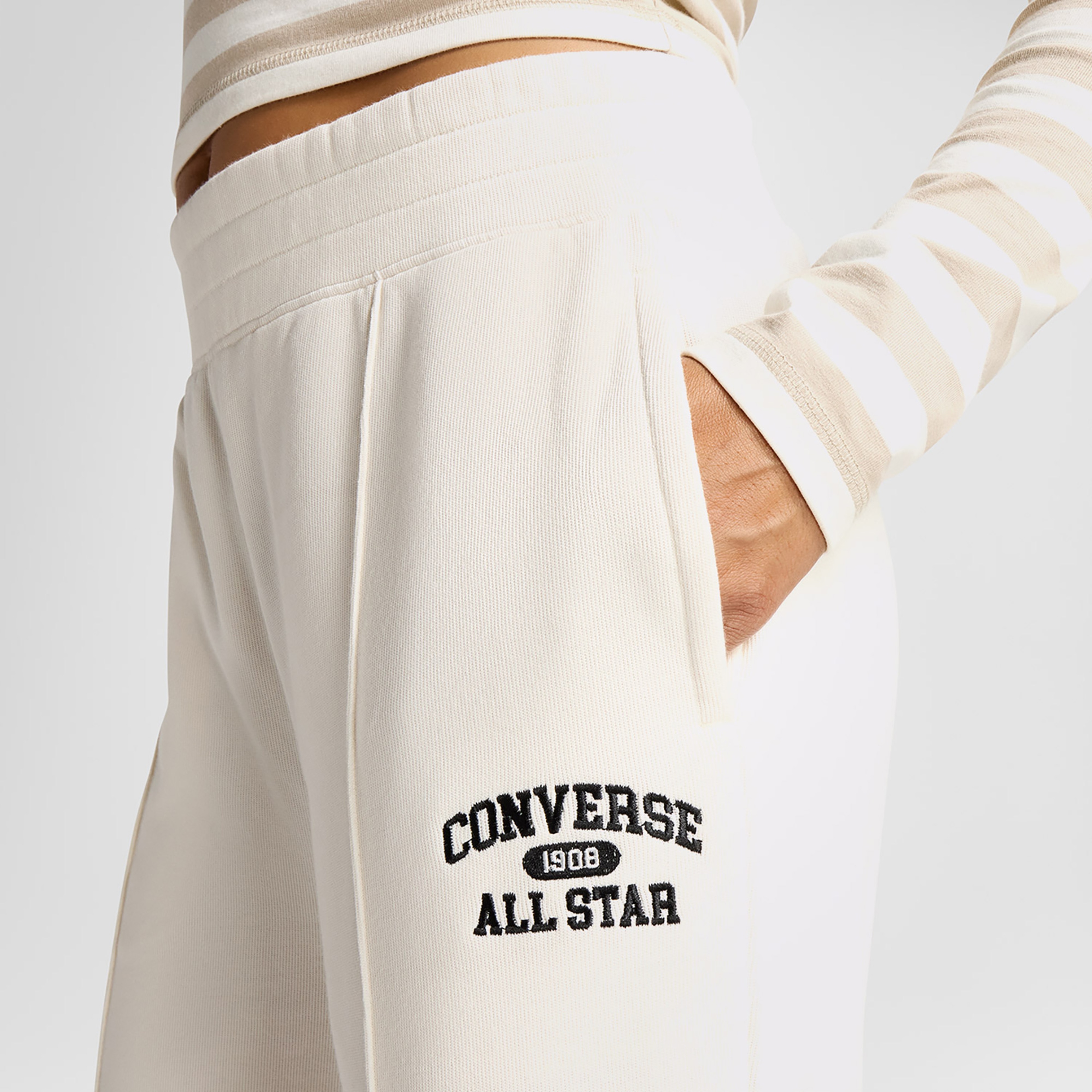 Converse Heritage Track Kadın Krem Eşofman Altı