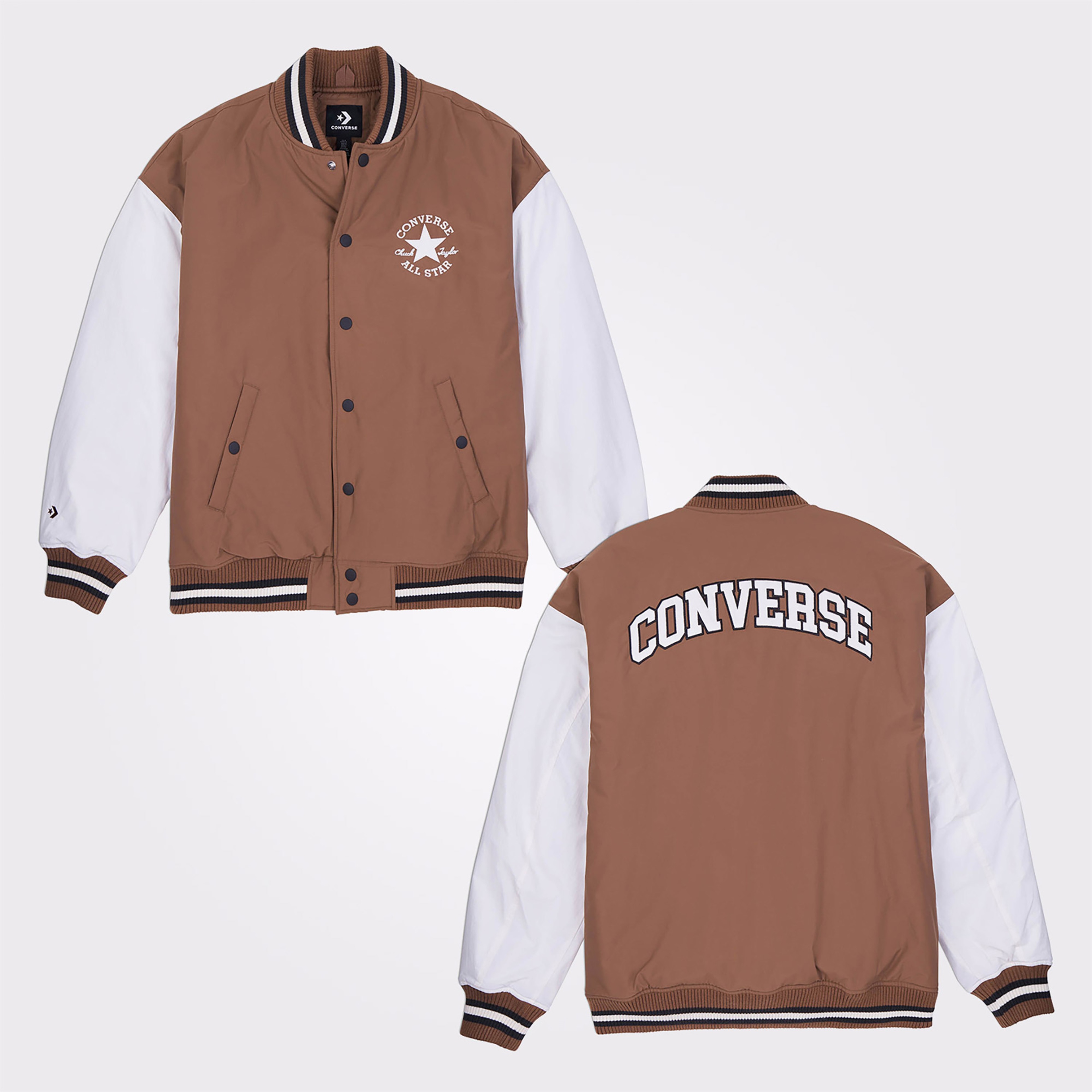 Converse Classic Erkek Kahverengi Bomber Ceket