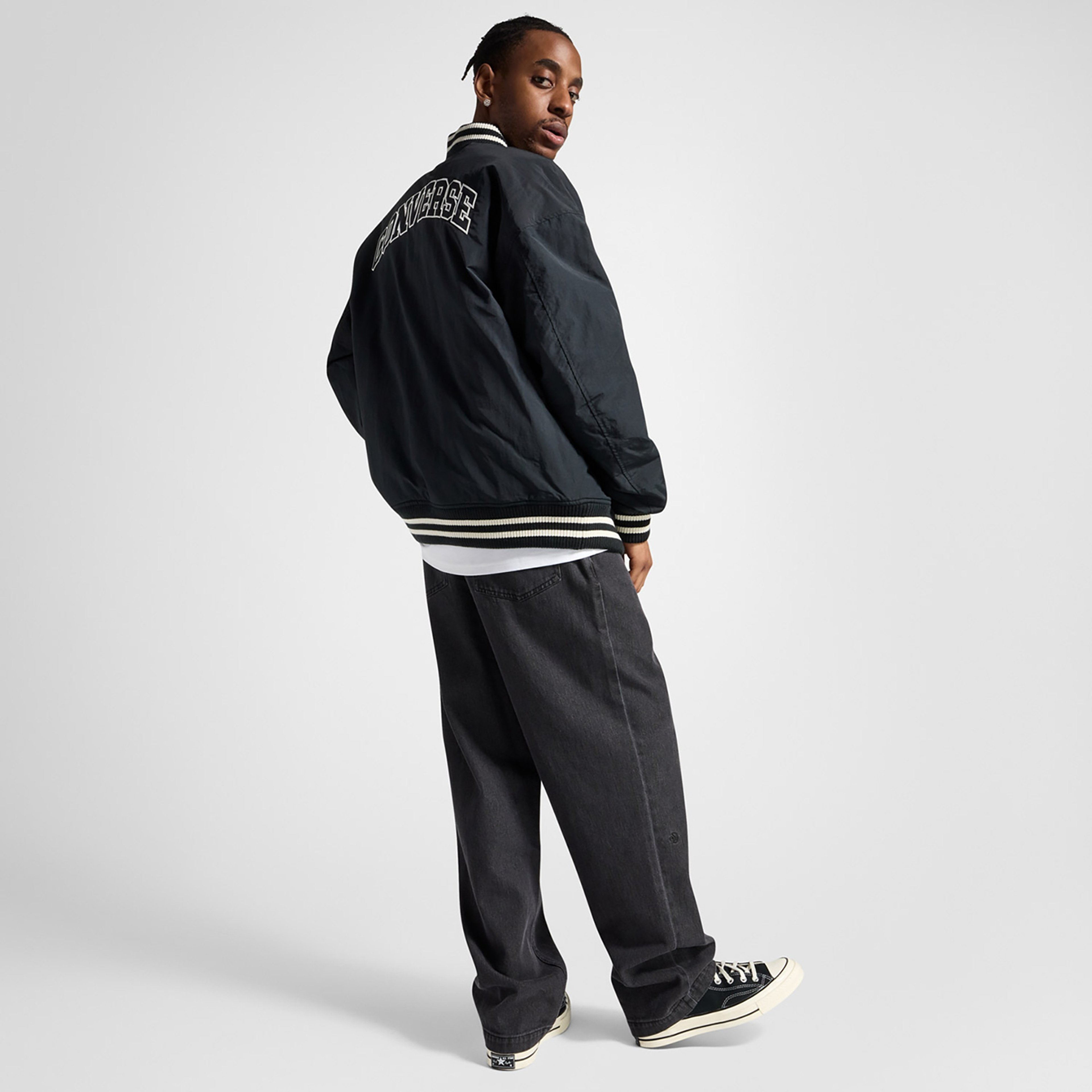 Converse Classic Bomber Erkek Siyah Ceket