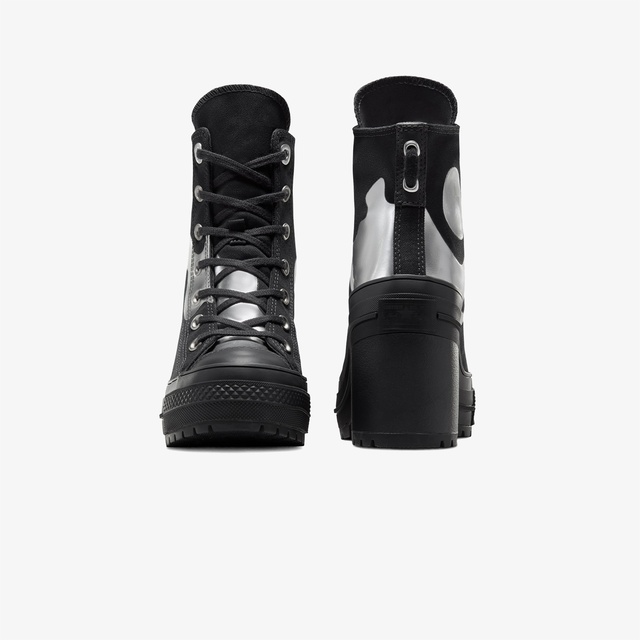 Converse Chuck 70 De Luxe Heel Chrome Unisex Siyah Platform Sneaker - Görsel 3
