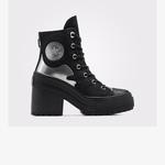 Converse Chuck 70 De Luxe Heel Chrome Unisex Siyah Platform Sneaker