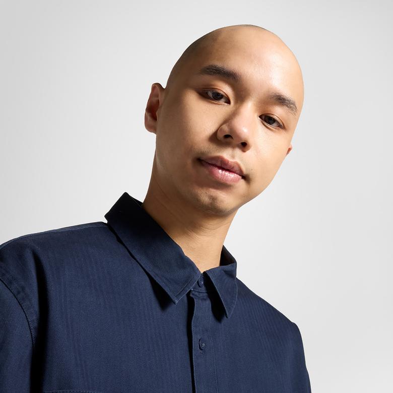 Converse Classic Erkek Cepli Lacivert Gömlek