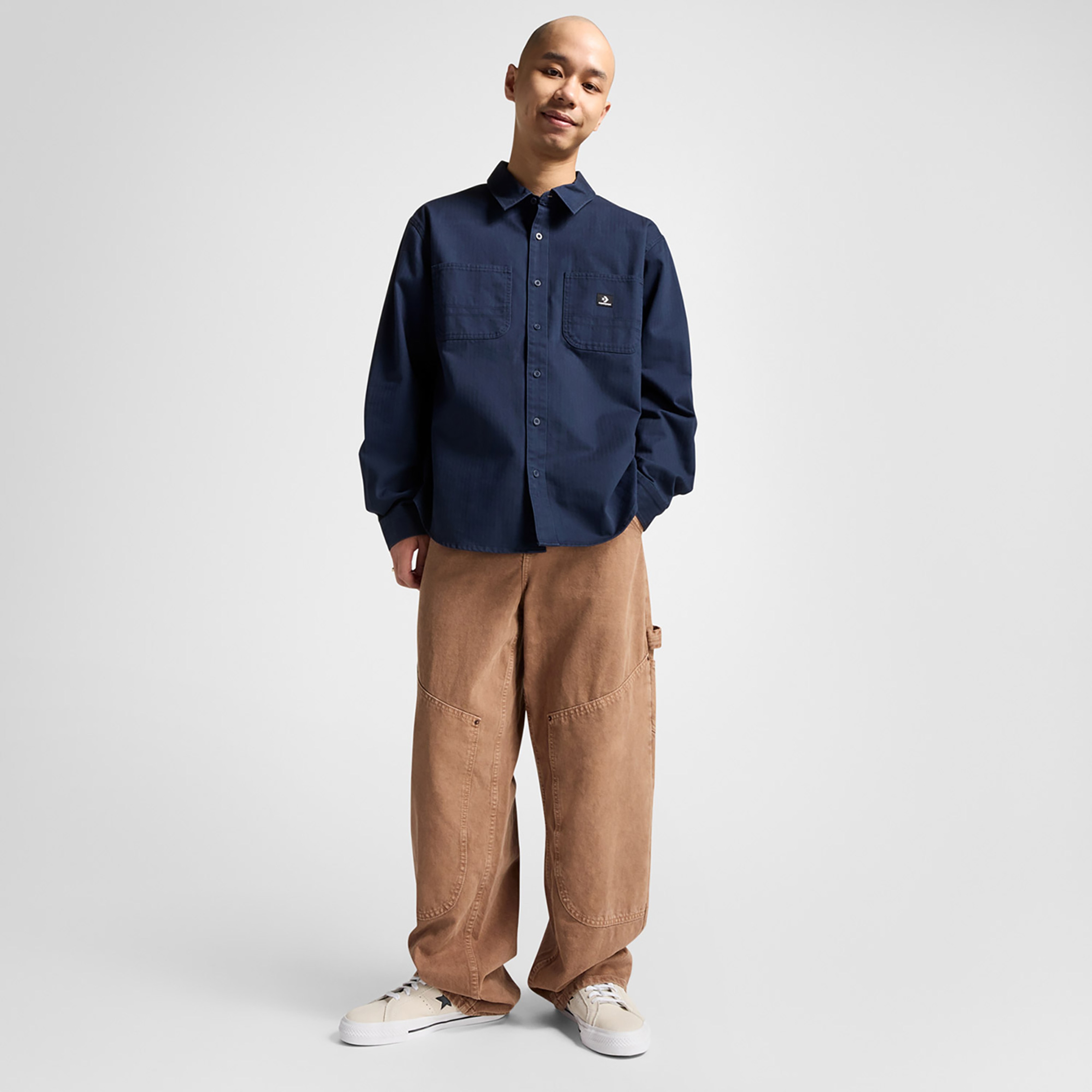 Converse Classic Erkek Cepli Lacivert Gömlek