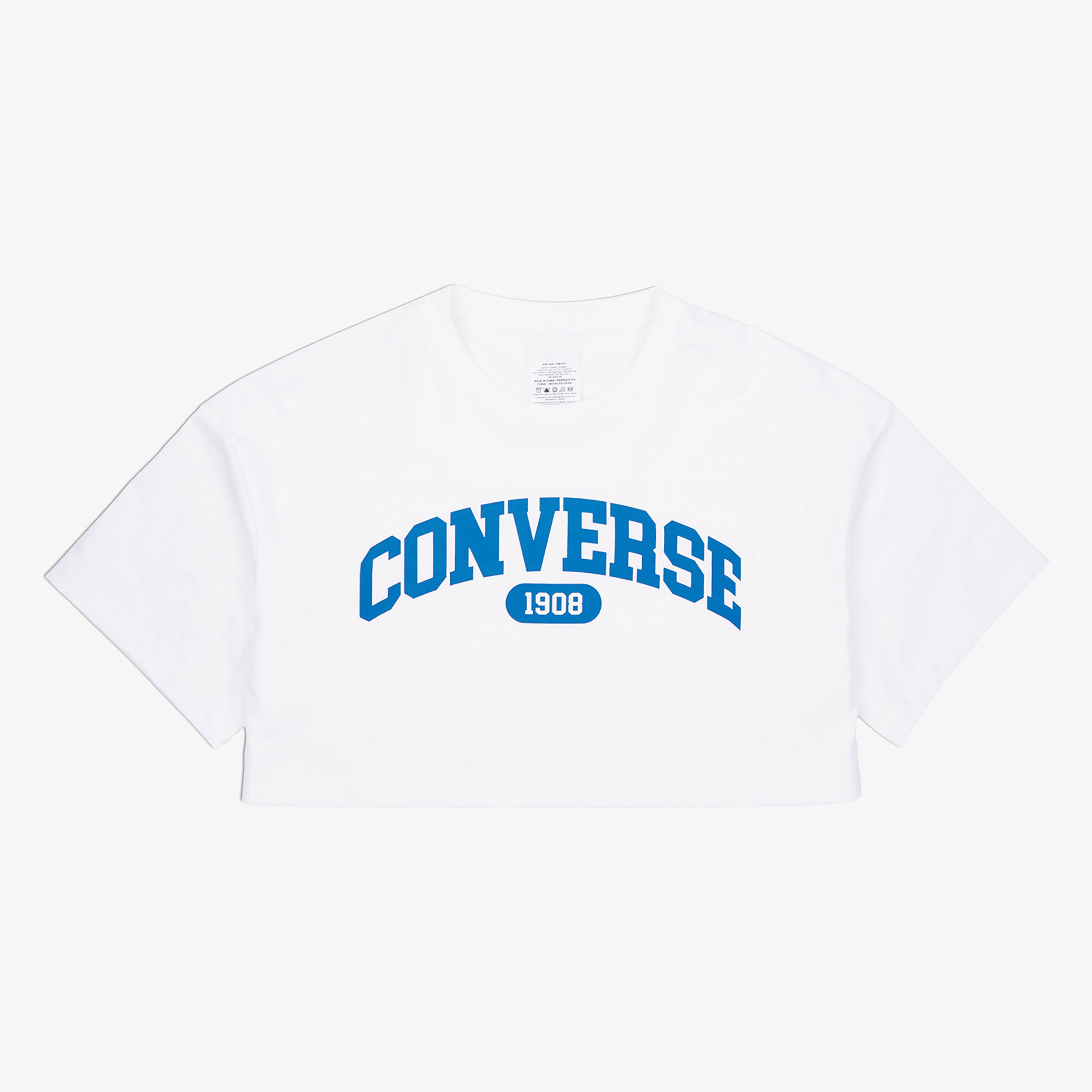 Converse Sporty Cropped Kadın Beyaz T-Shirt