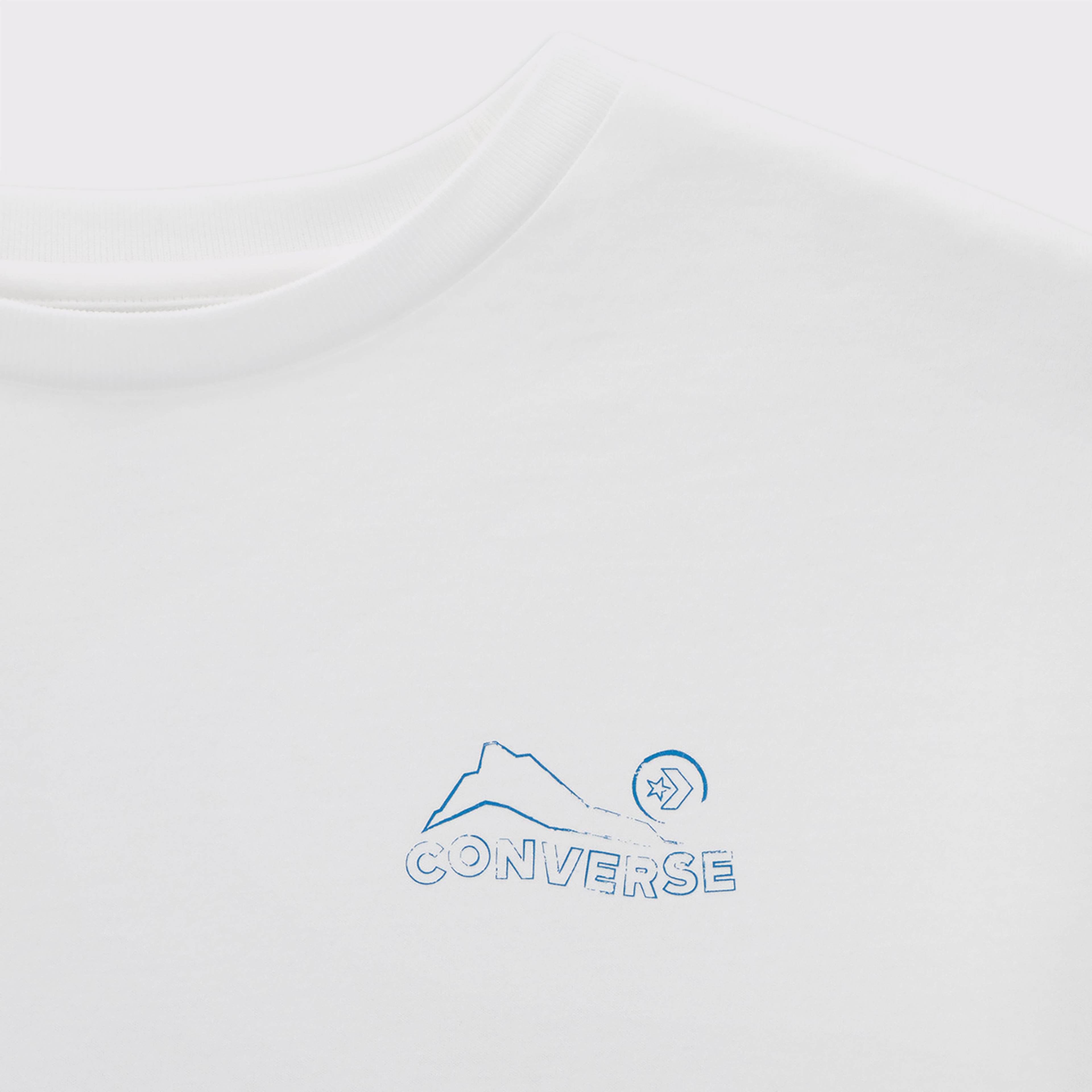 Converse Erkek Baskılı Beyaz T-Shirt