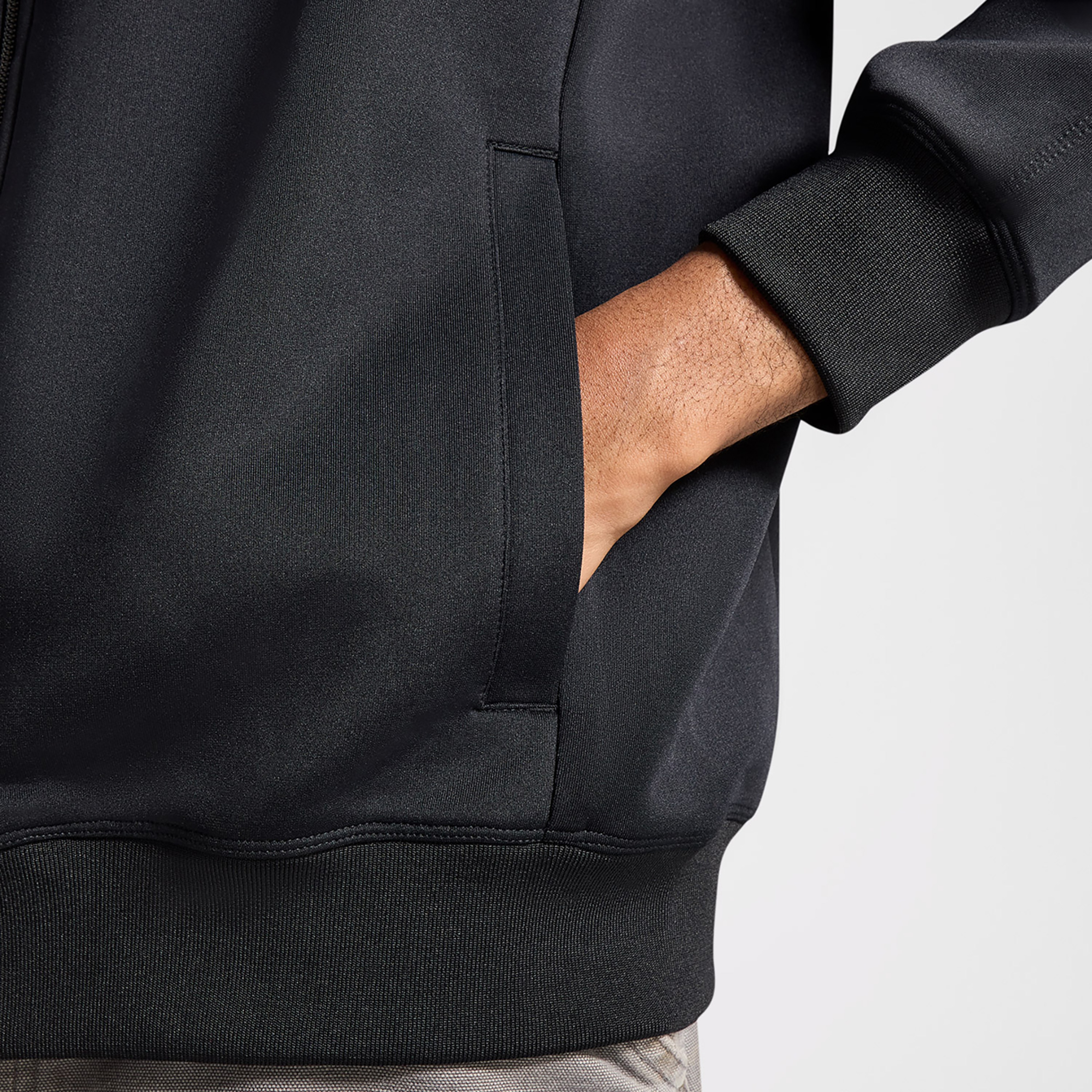 Converse Erkek Fermuarlı Siyah Ceket