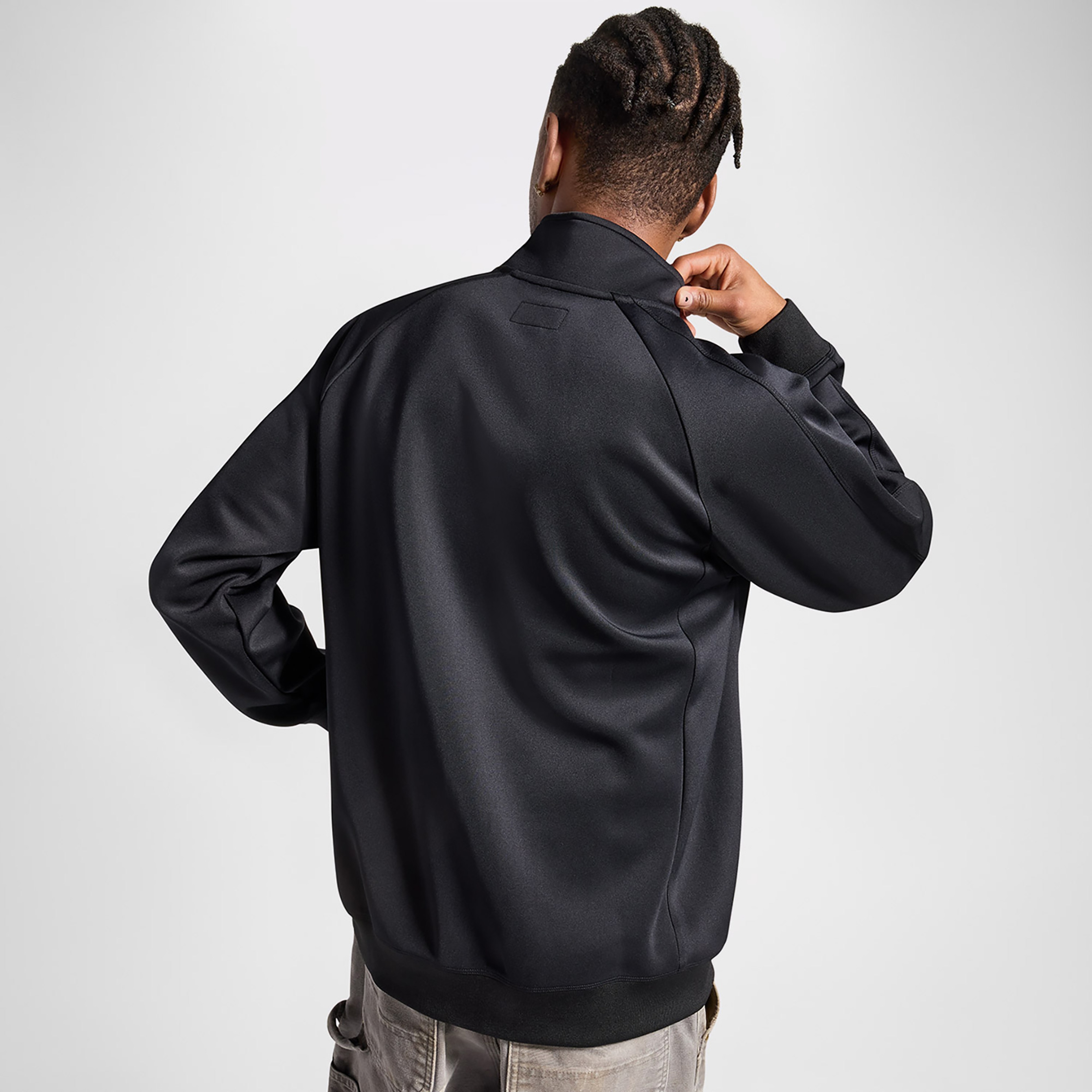 Converse Erkek Fermuarlı Siyah Ceket