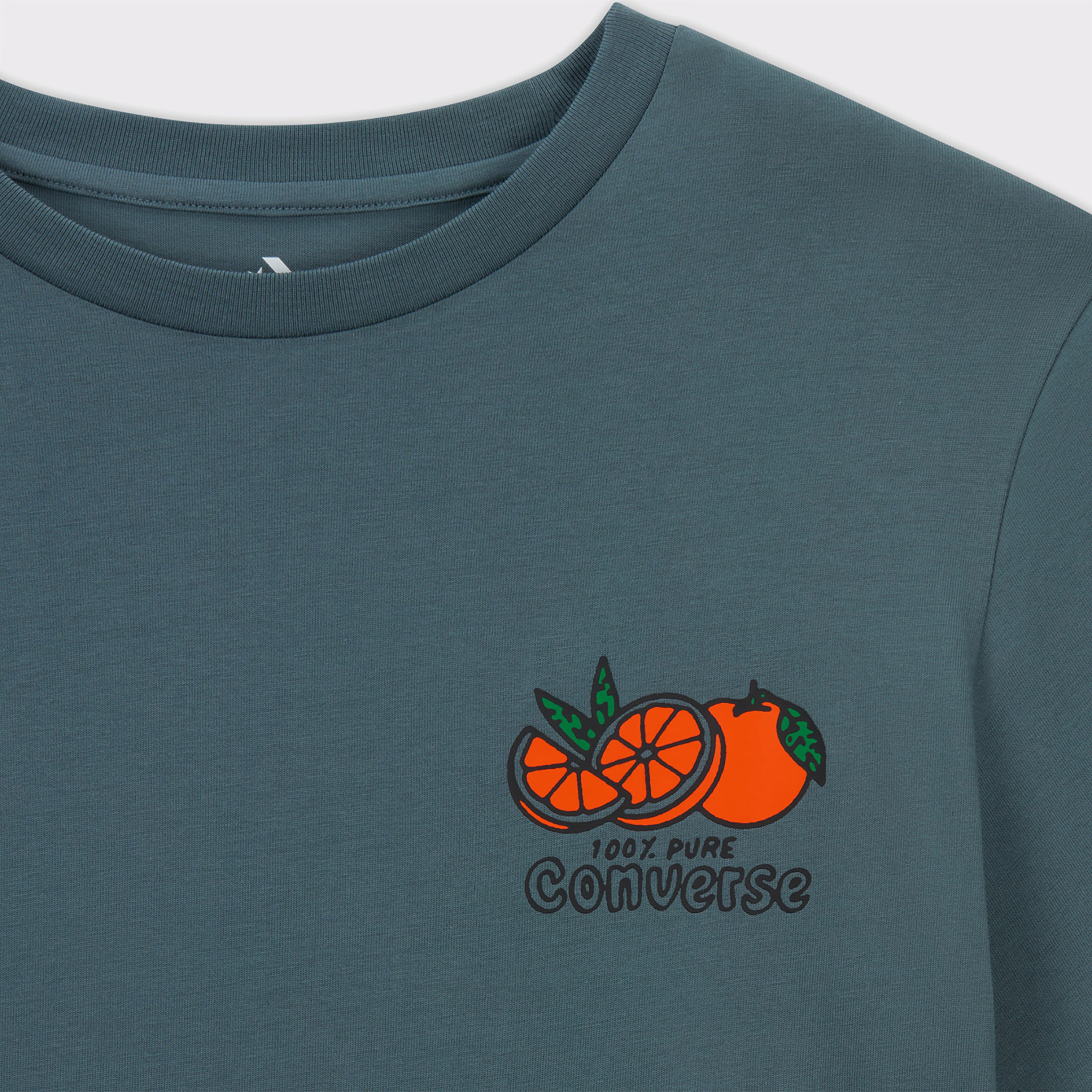 Converse Classic Erkek Baskılı Yeşil T-Shirt