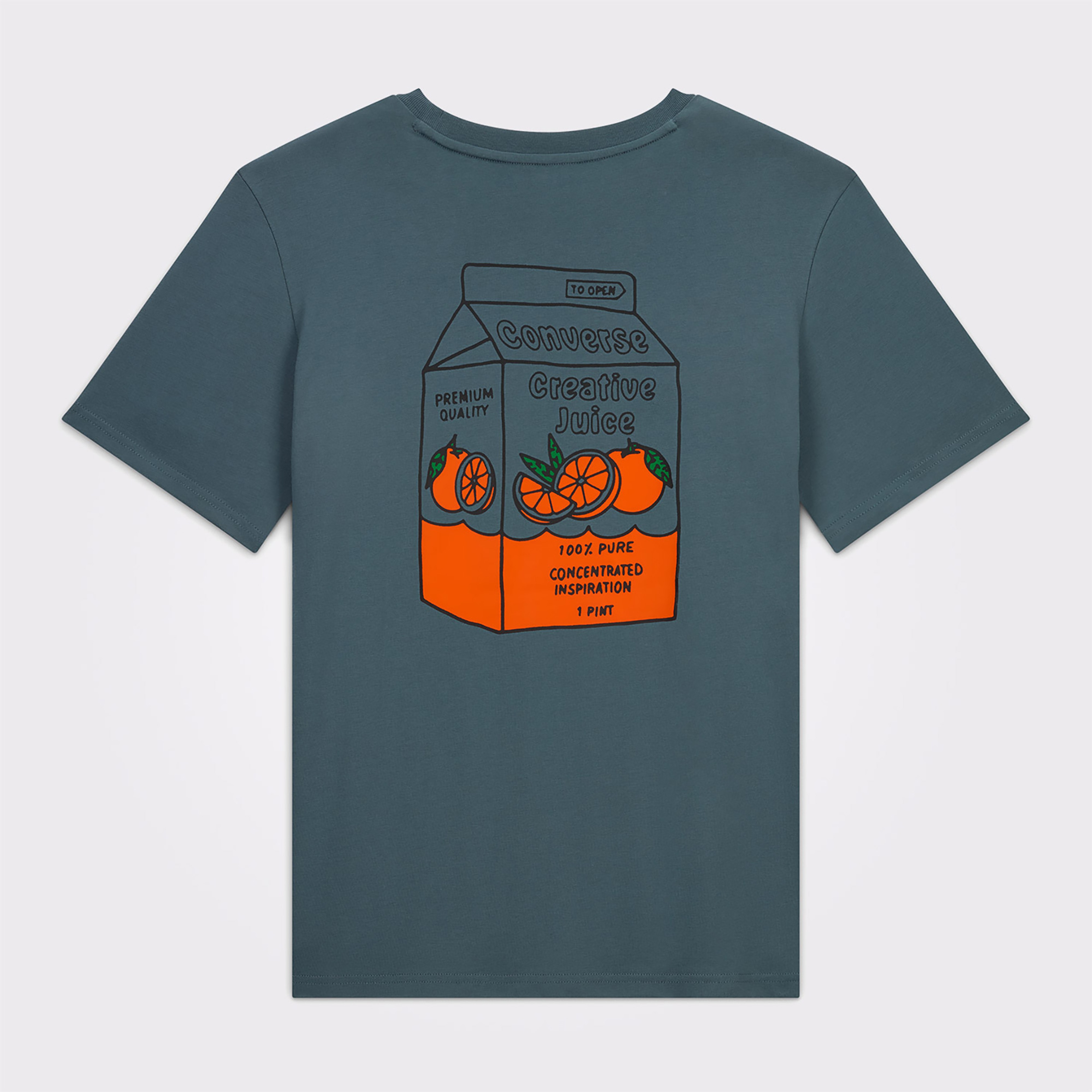 Converse Classic Erkek Baskılı Yeşil T-Shirt