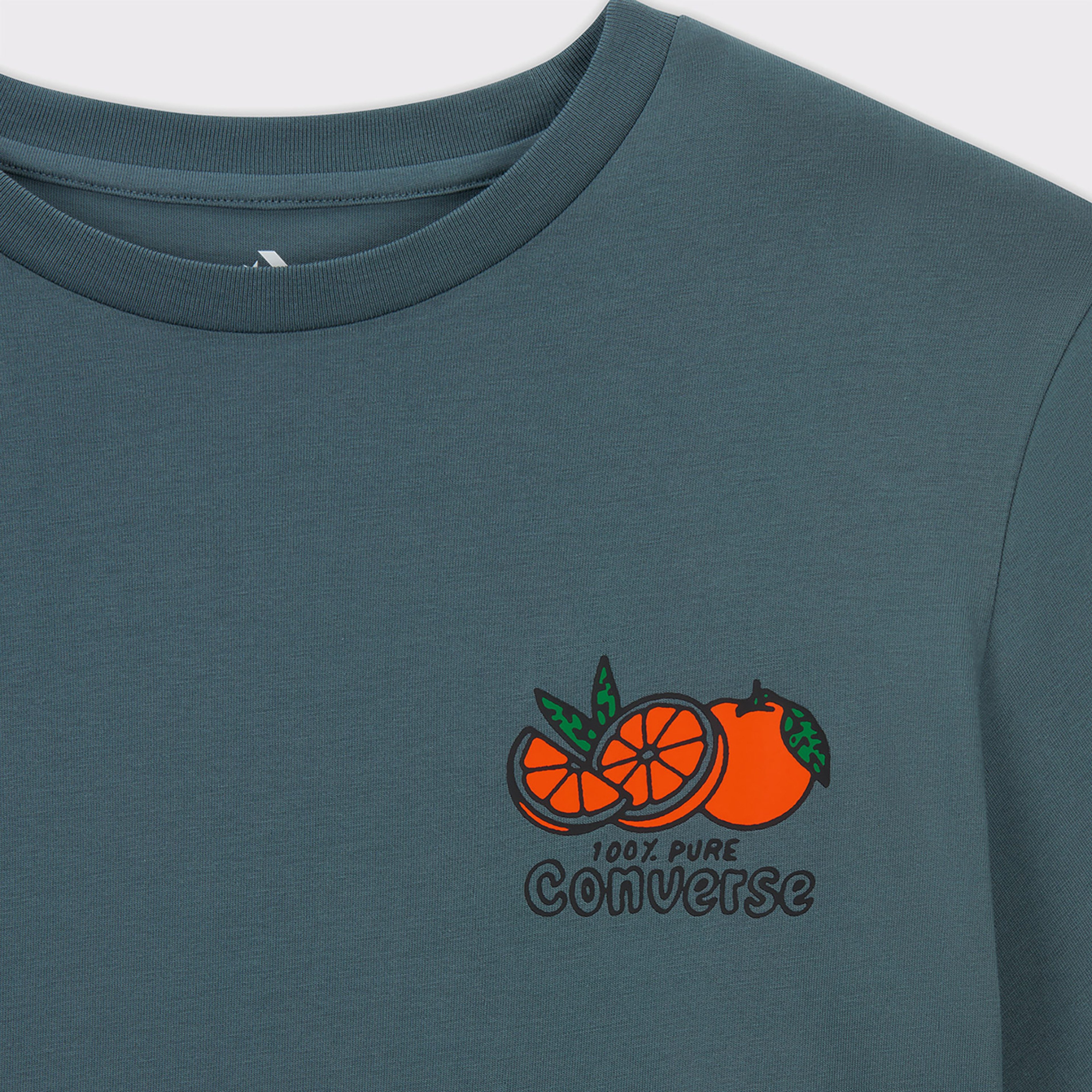 Converse Classic Erkek Baskılı Yeşil T-Shirt