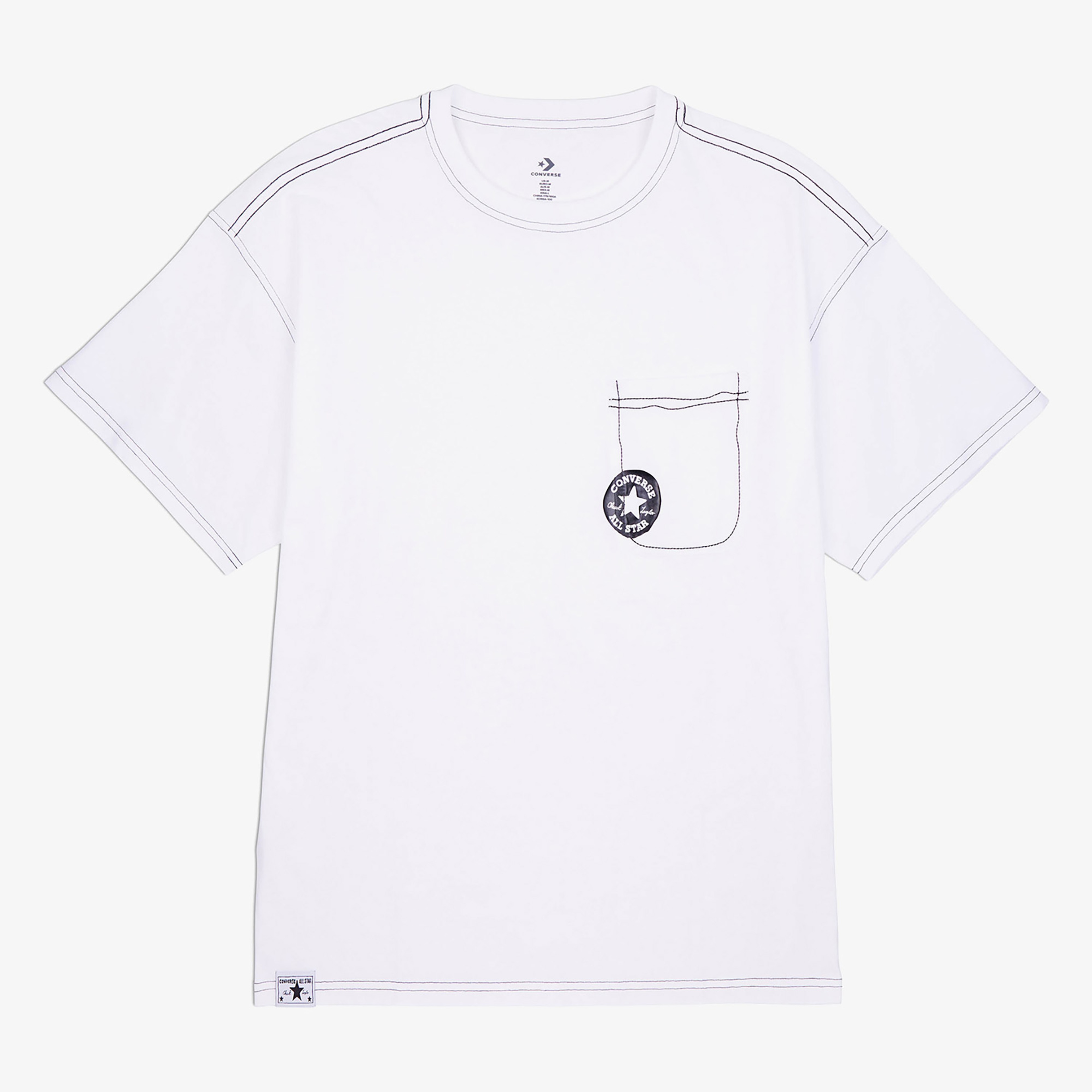 Converse Classic Erkek Beyaz T-Shirt
