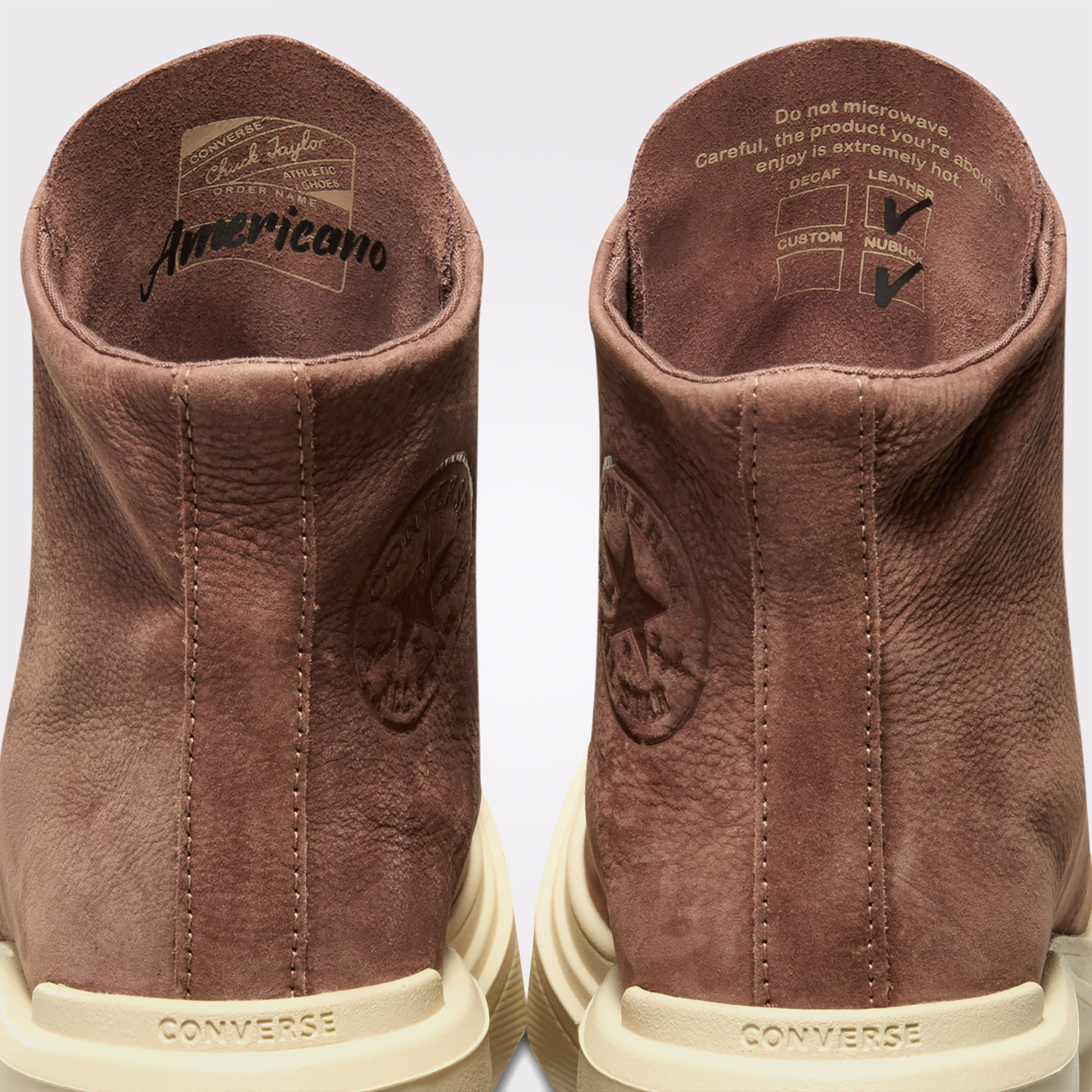 Converse Chuck 70 De Luxe Wedge Kadın Kahverengi Deri Platform Sneaker