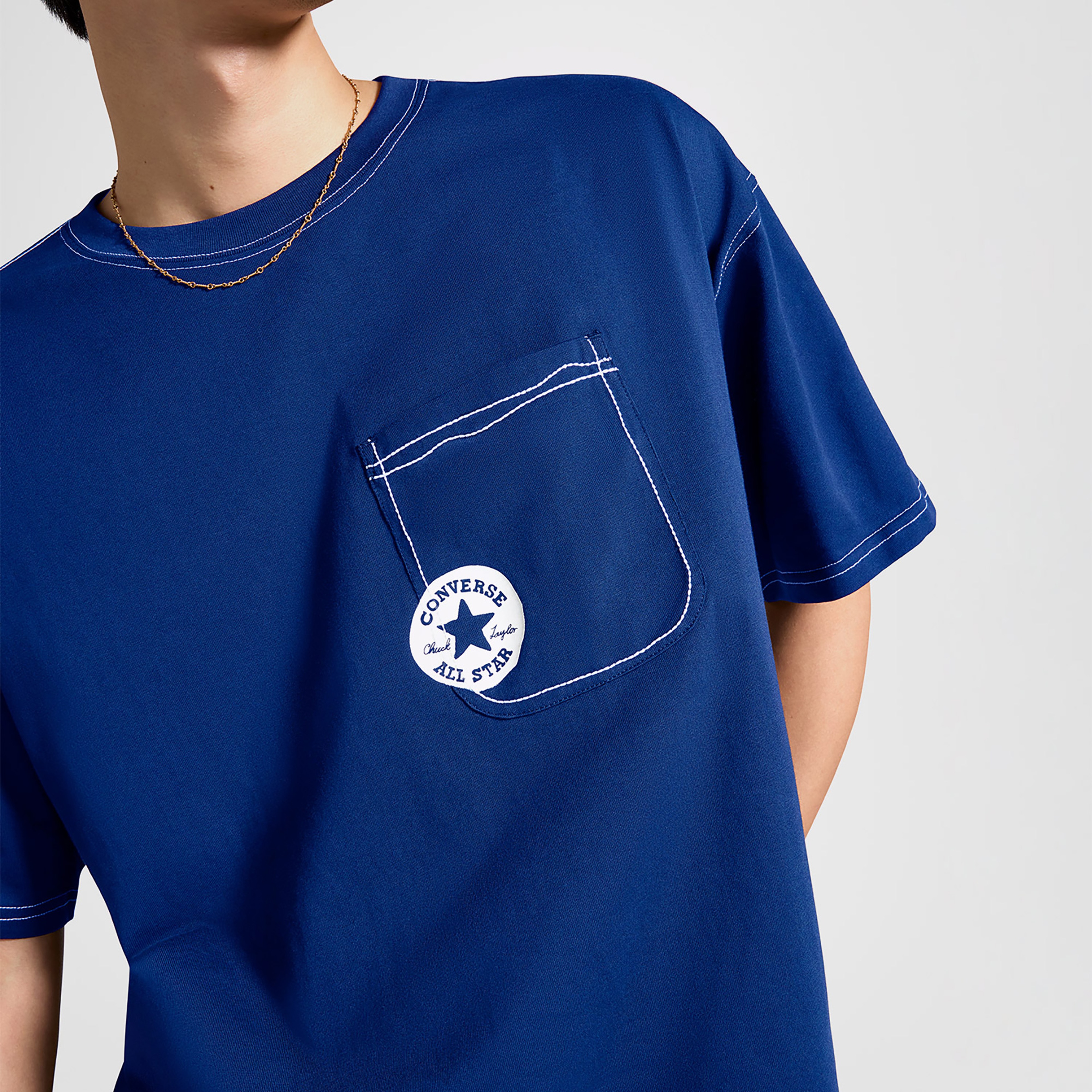 Converse Classic Erkek Beyaz T-Shirt