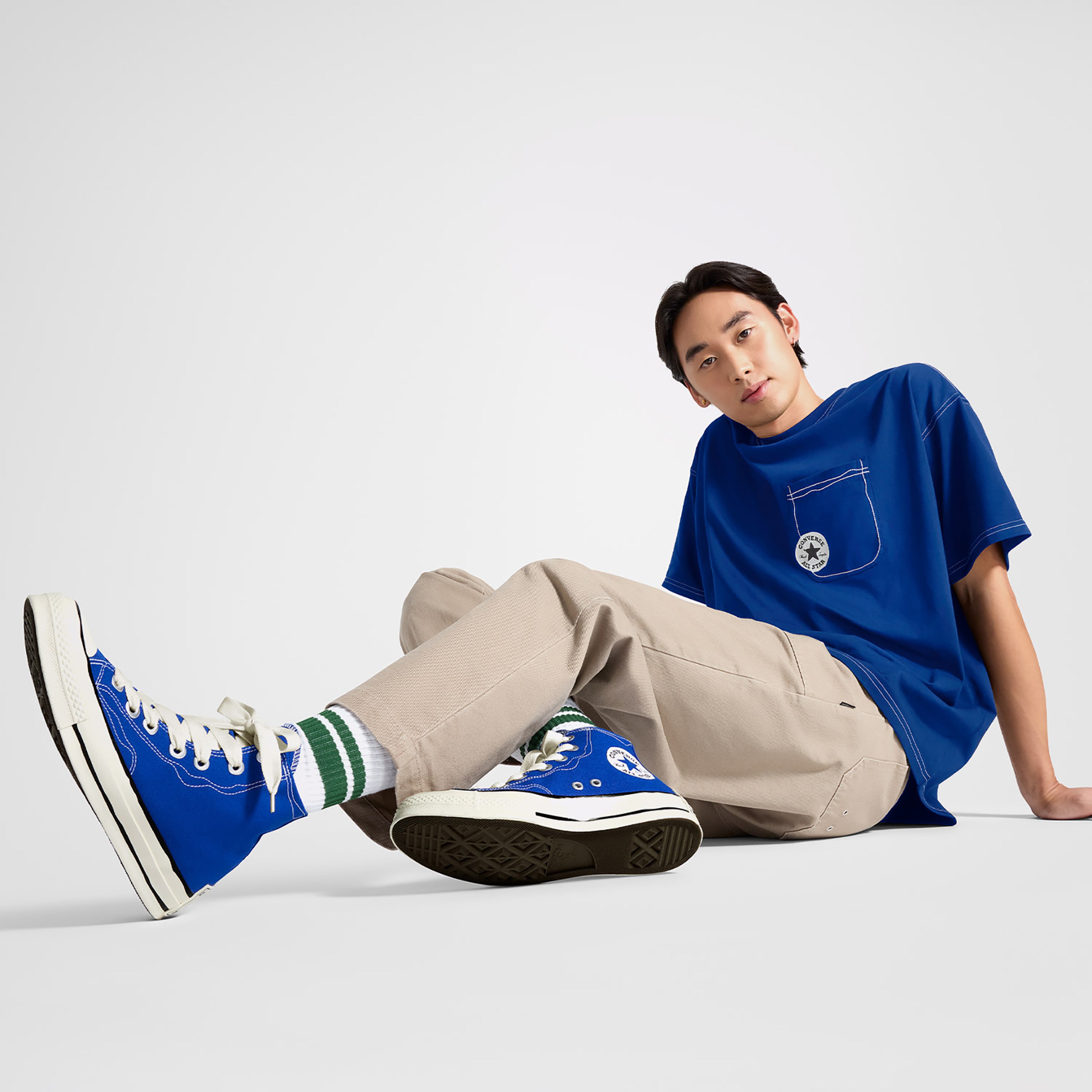 Converse Classic Erkek Beyaz T-Shirt