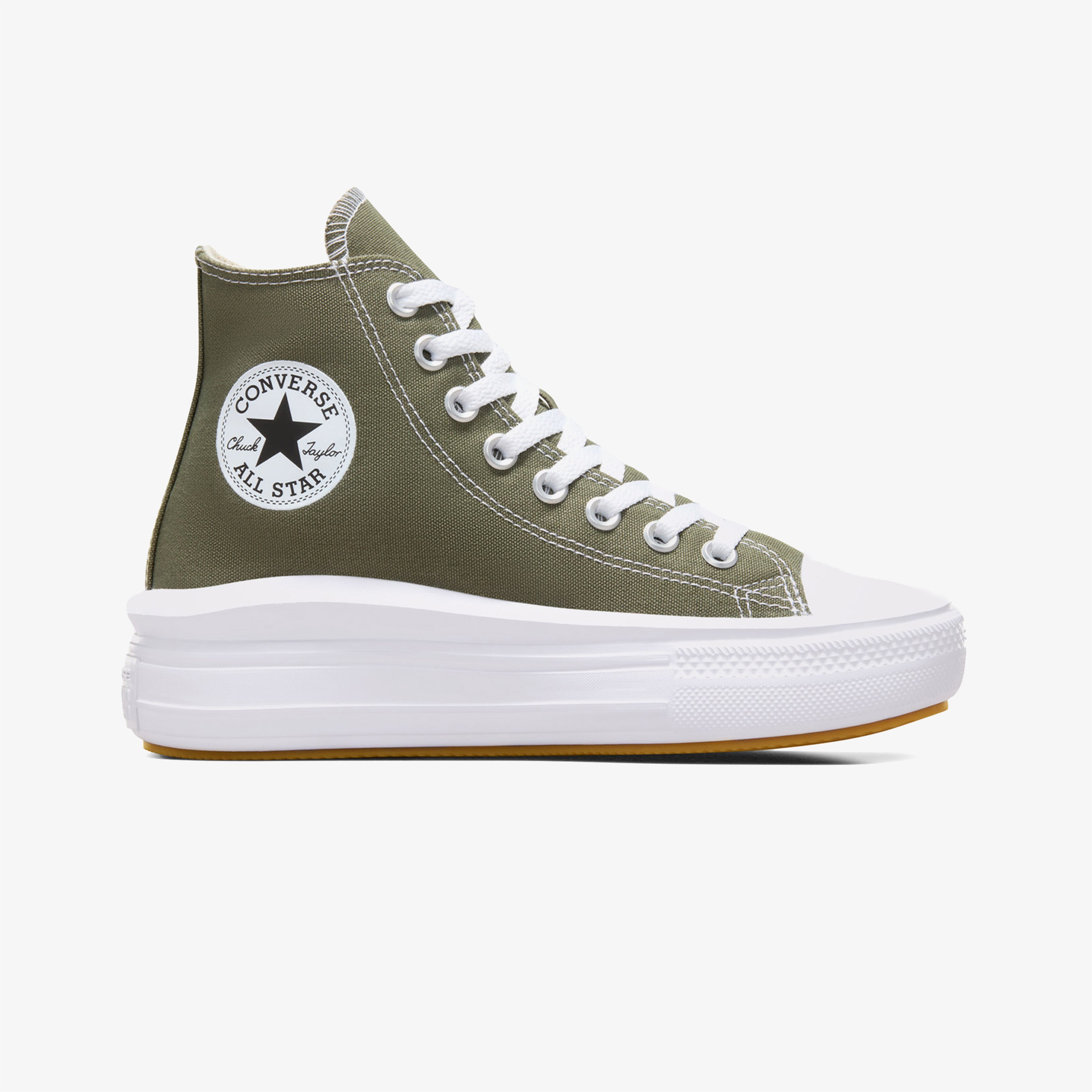 Converse Chuck Taylor All Star Move Platform Unisex Haki Sneaker
