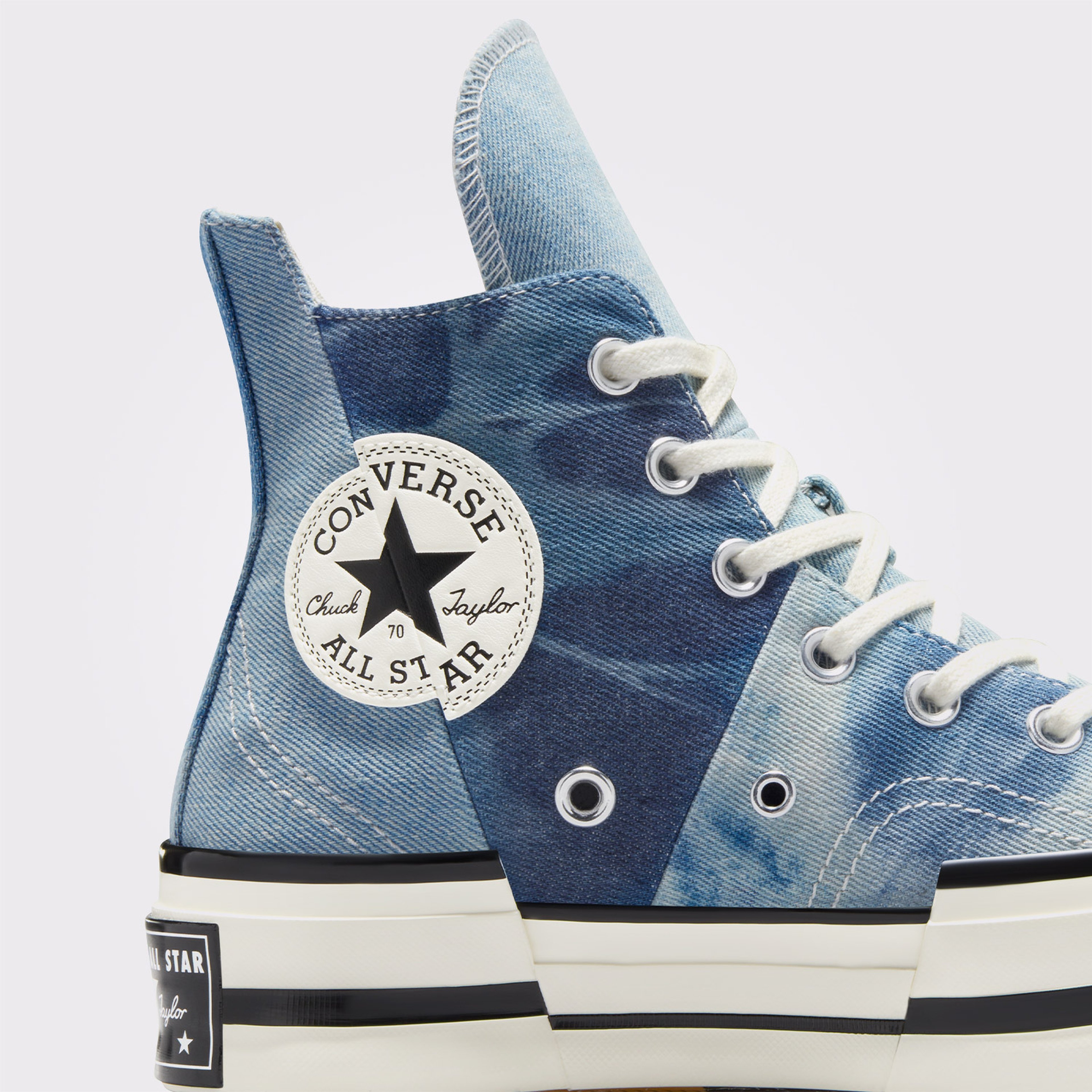 Converse Chuck 70 Plus Unisex Denim Platform Sneaker