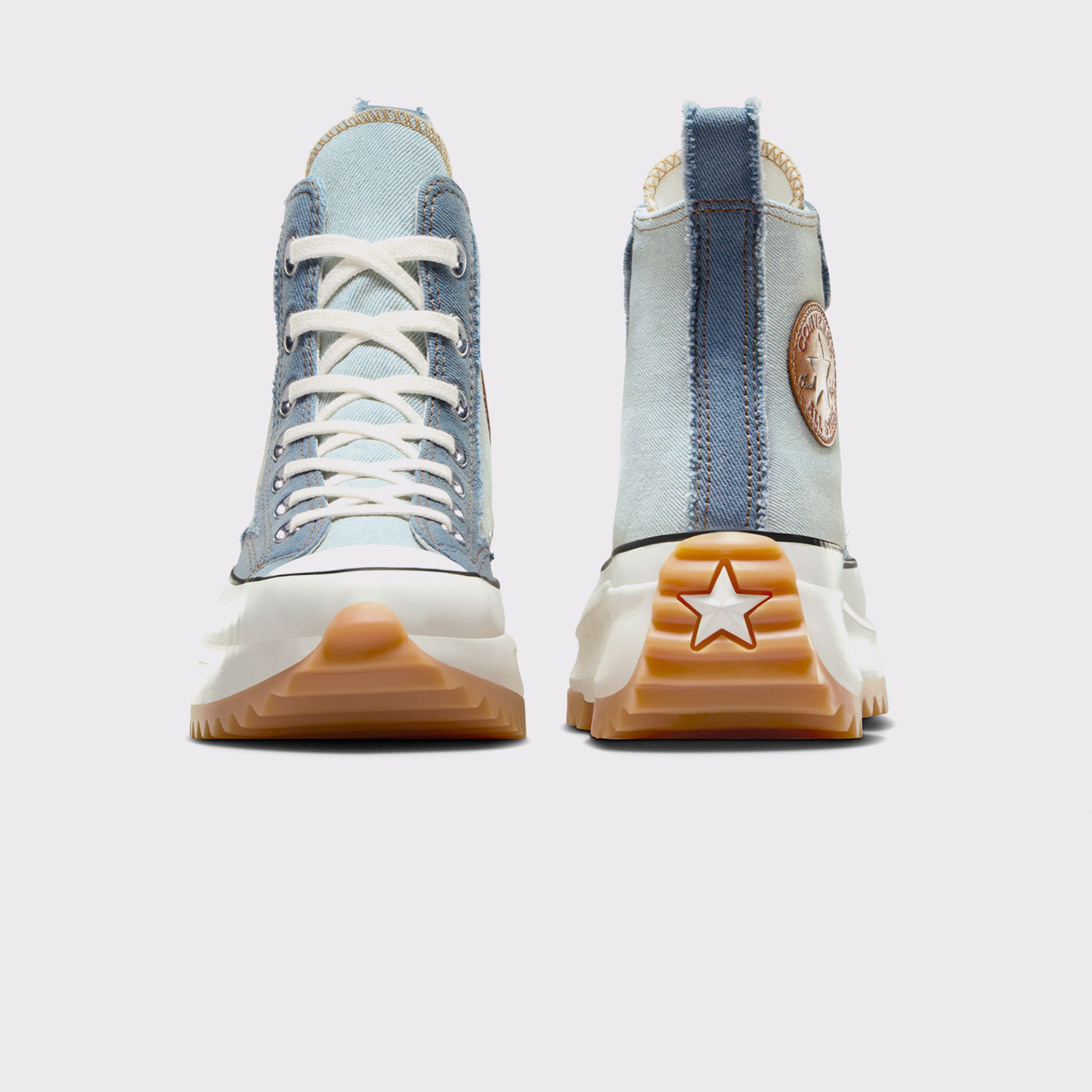 Converse Run Star Hike Unisex Mavi Dnim Platform Sneaker